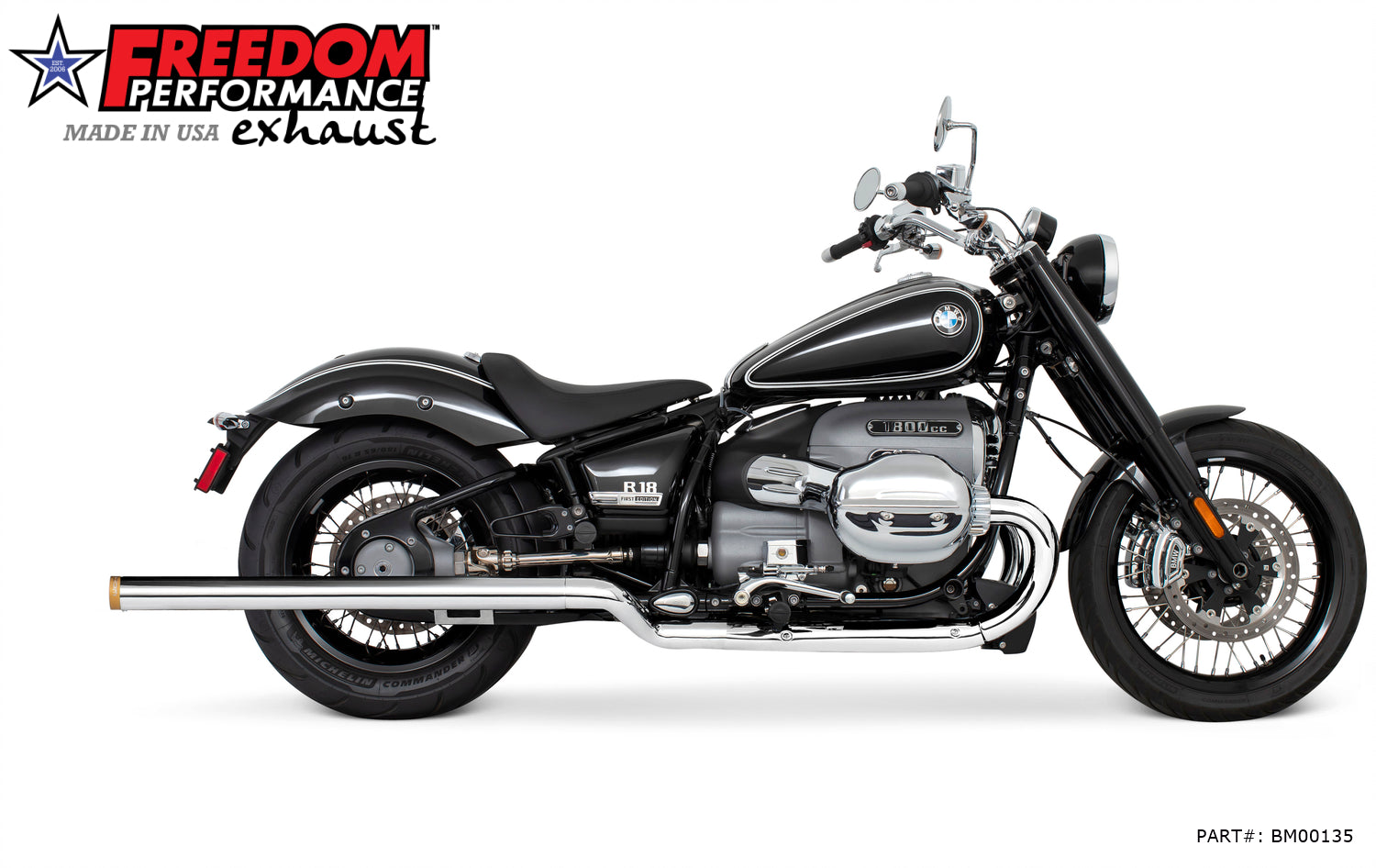 BMW R 18 2.5" FREEDOM SLIP-ONS ONLY!