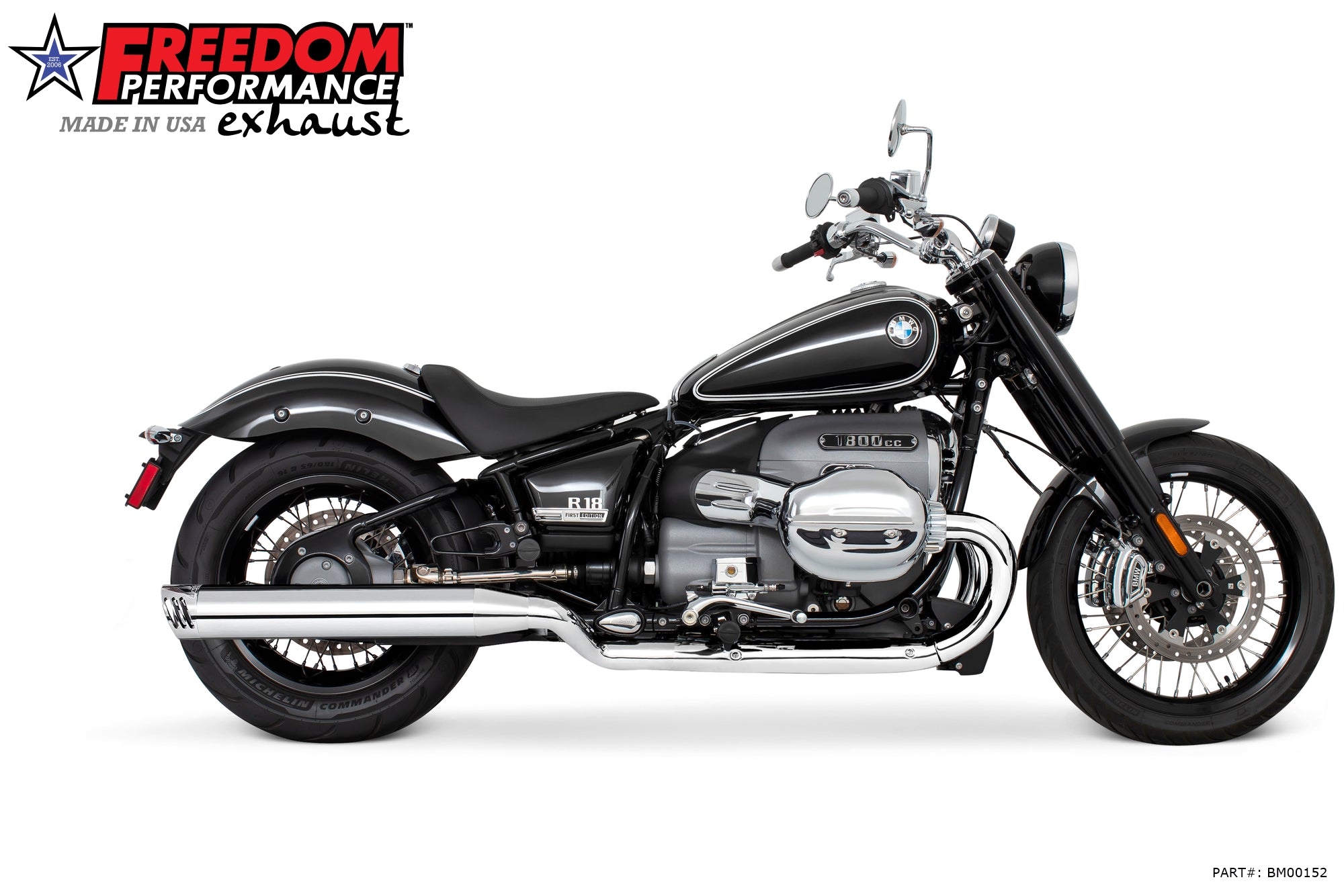 BMW R 18 4" FREEDOM SLIP-ONS ONLY! BUNDLE