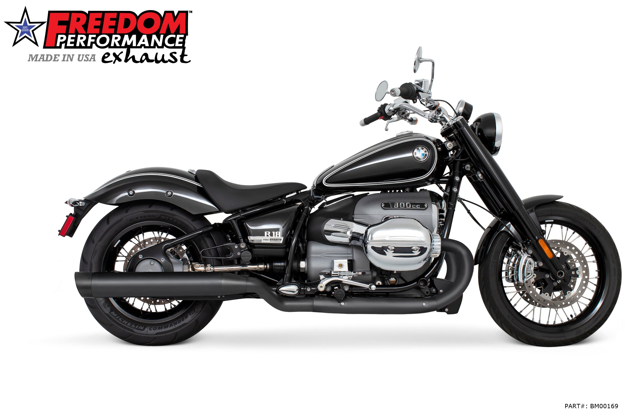 BMW R 18 4" FREEDOM SLIP-ONS ONLY! BUNDLE