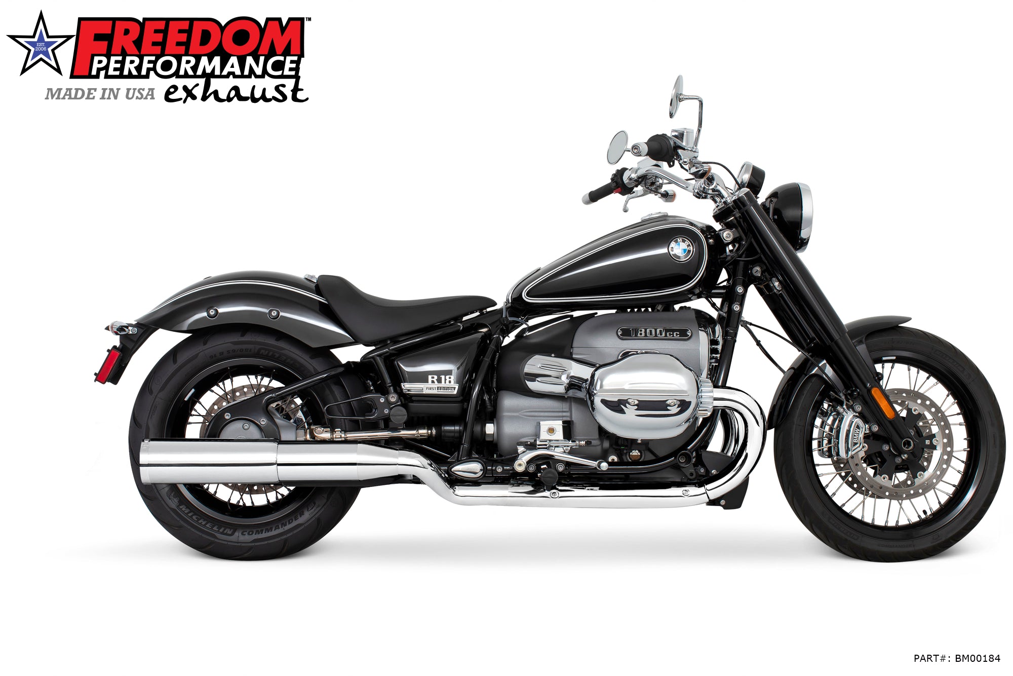 BMW R 18 2-STEP 4.5" FREEDOM SLIP-ONS ONLY! BUNDLE