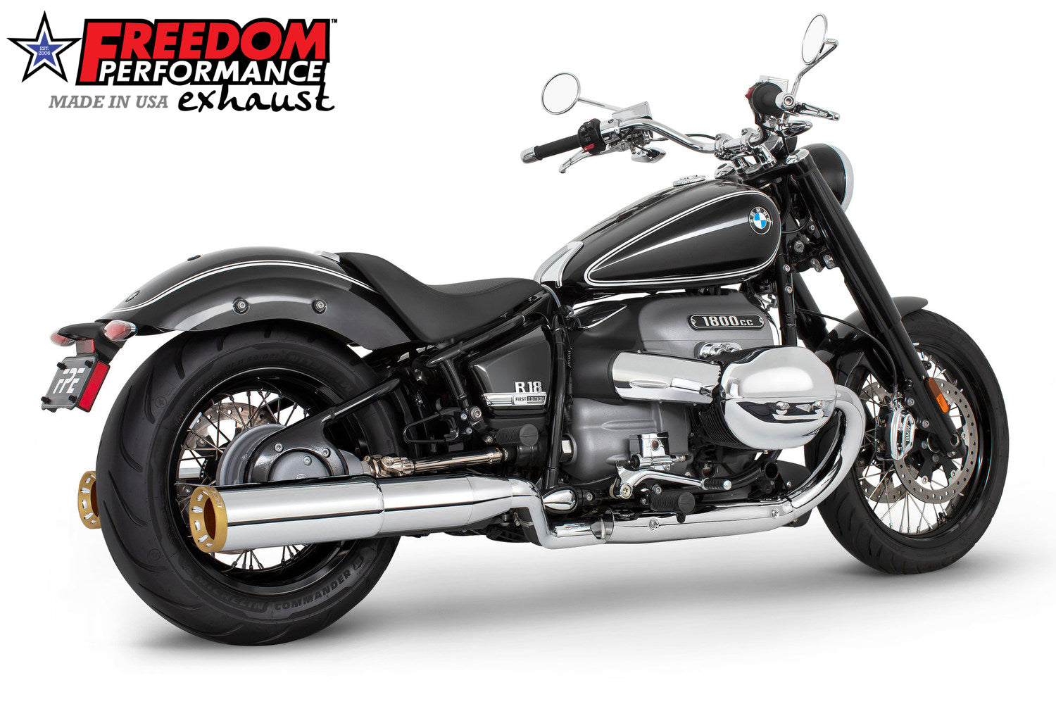 BMW R 18 2-STEP 4.5" FREEDOM SLIP-ONS ONLY! BUNDLE
