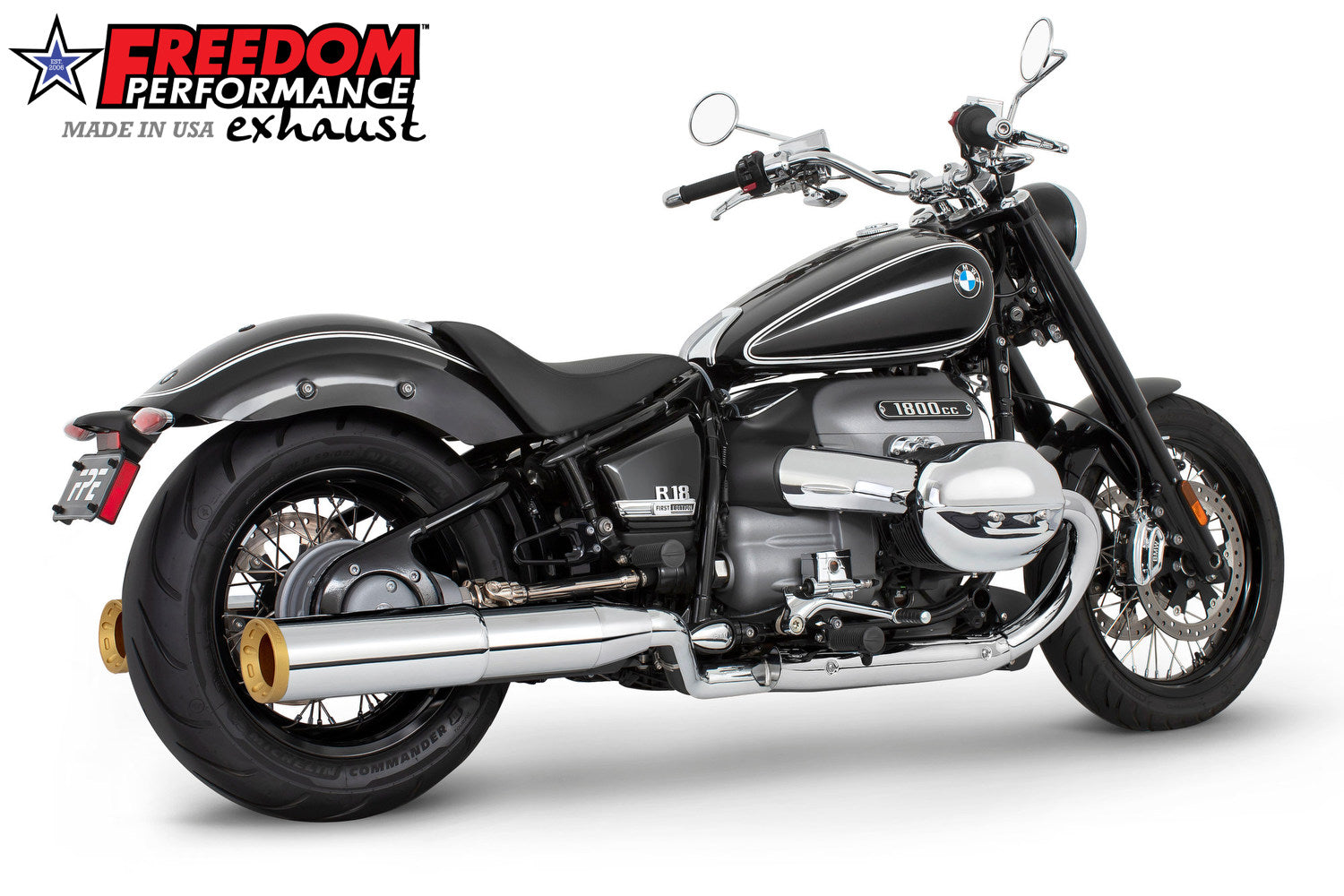 BMW R 18 2-STEP 4.5" FREEDOM SLIP-ONS ONLY! BUNDLE