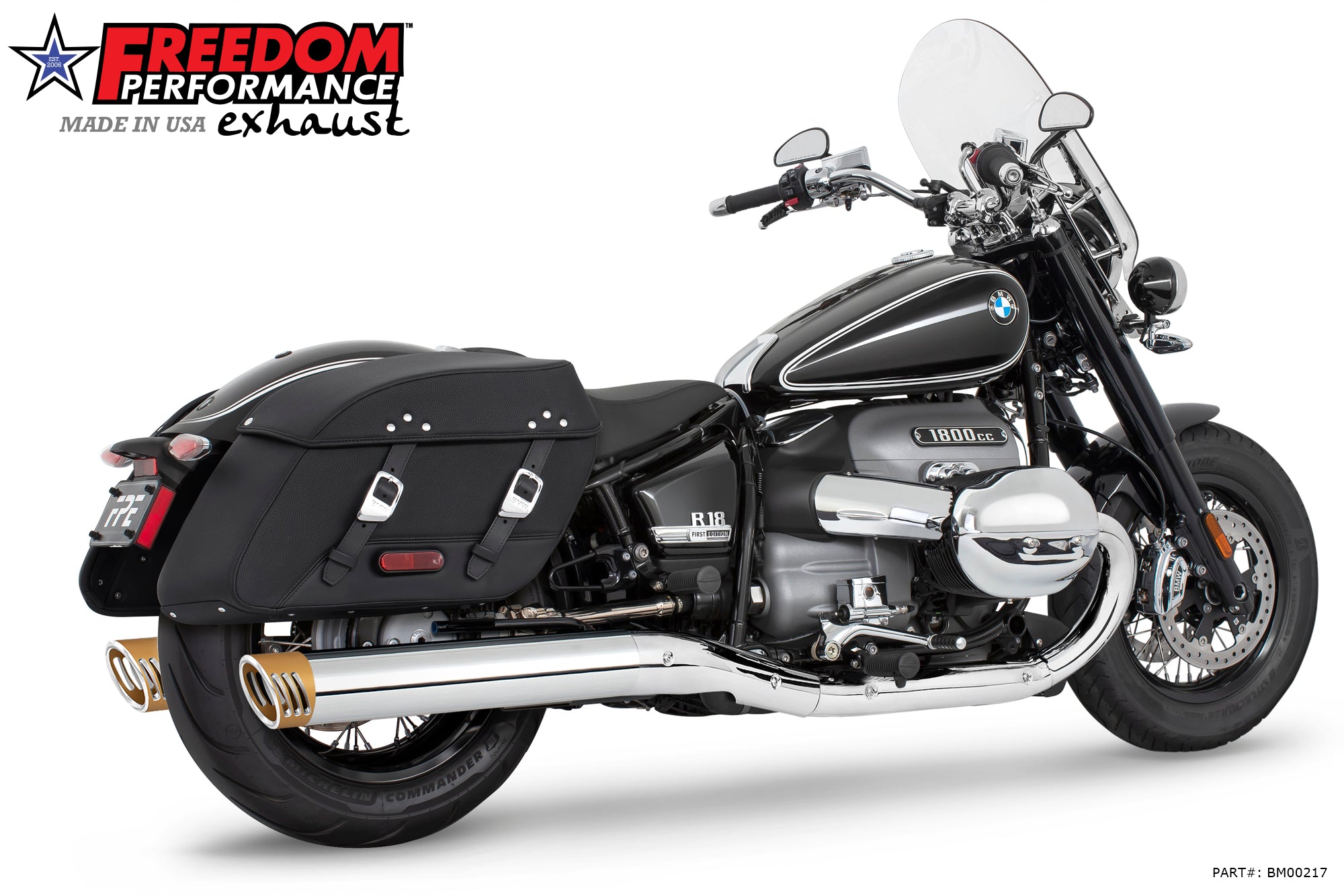 BMW R 18 CLASSIC BAGGER 4" SLIP-ONS ONLY! BUNDLE