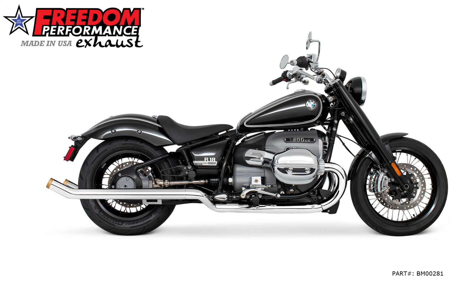 BMW R 18 2.5" FREEDOM SLIP-ONS ONLY!