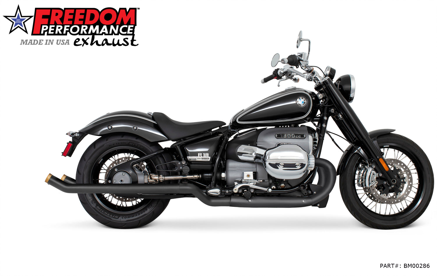 BMW R 18 2.5" FREEDOM SLIP-ONS ONLY!