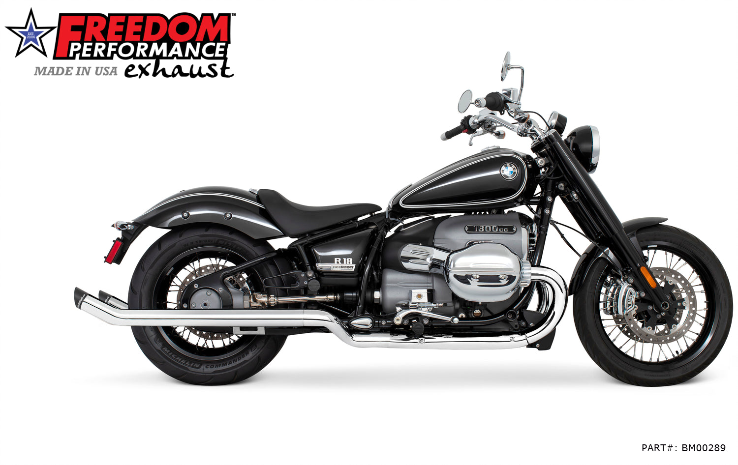 BMW R 18 2.5" FREEDOM SLIP-ONS ONLY!