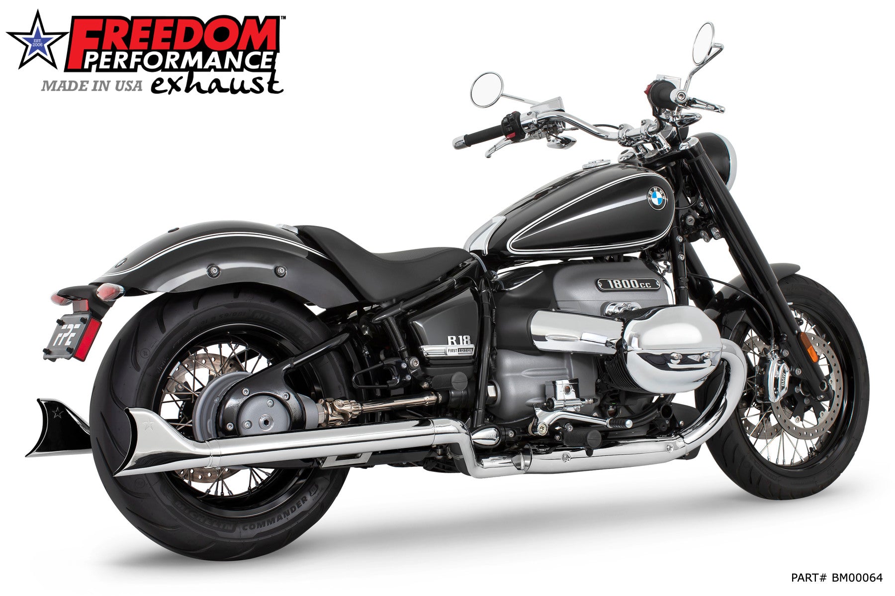 BMW R 18 2.5" SHARKTAIL SLIP-ONS (