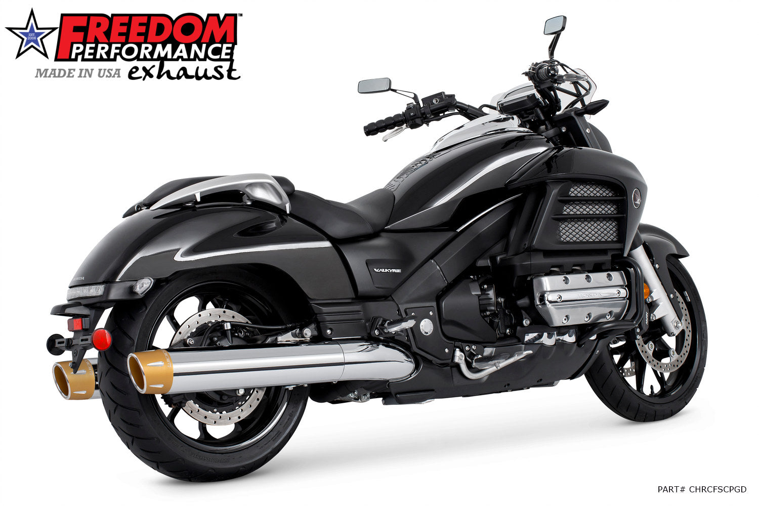 HONDA VALKYRIE SLIP-ONS 2014 TO PRESENT BUNDLE