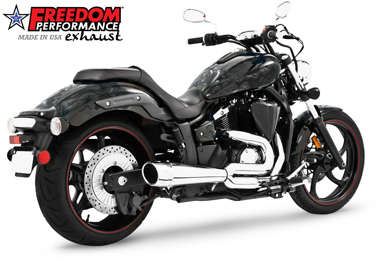 YAMAHA STRYKER COMBAT FLUTED 2-INTO-1 2011-2020 (SPECIAL ORDER)