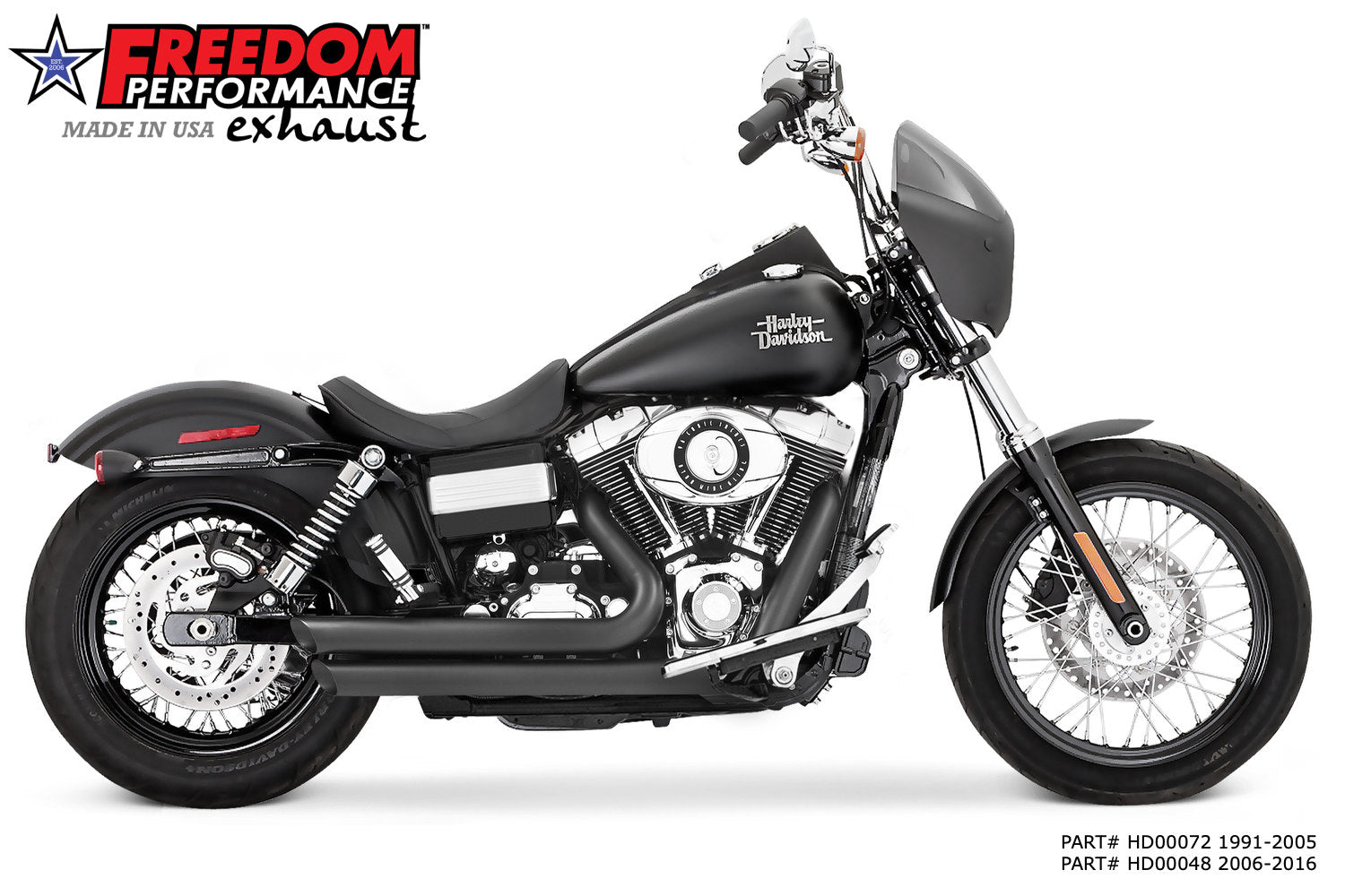 HARLEY DYNA AMENDMENT SIDE-SLASH 1991-2017