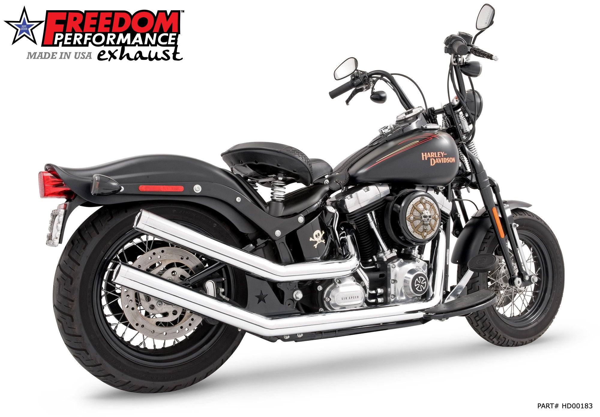 HARLEY SOFTAIL UPSWEEPS *NOT FOR WIDE TIRE BIKES