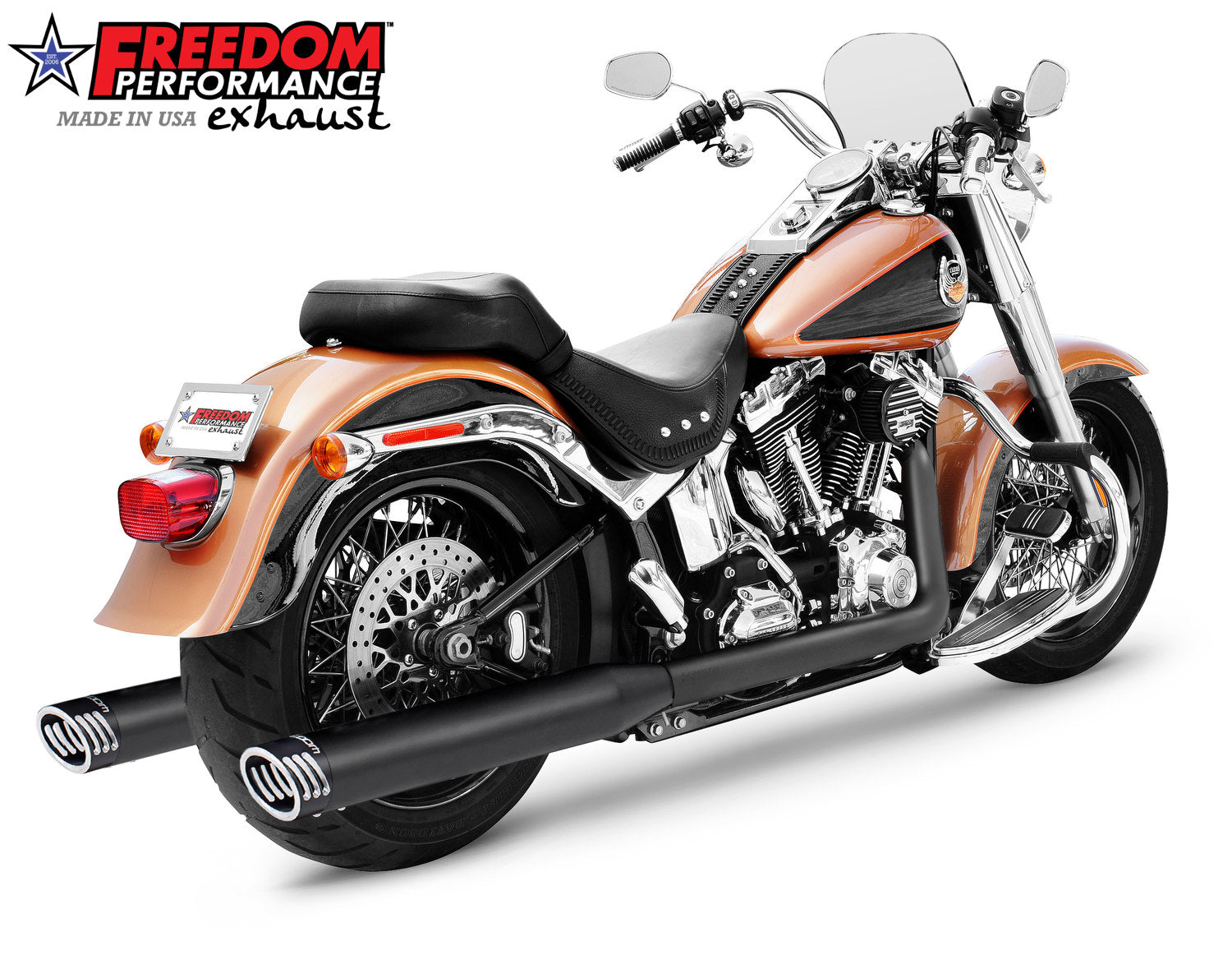 INIDIAN SPIRIT 4" RACING TRUE-DUAL FULL SYSTEM CLASSIC 1986-2004
