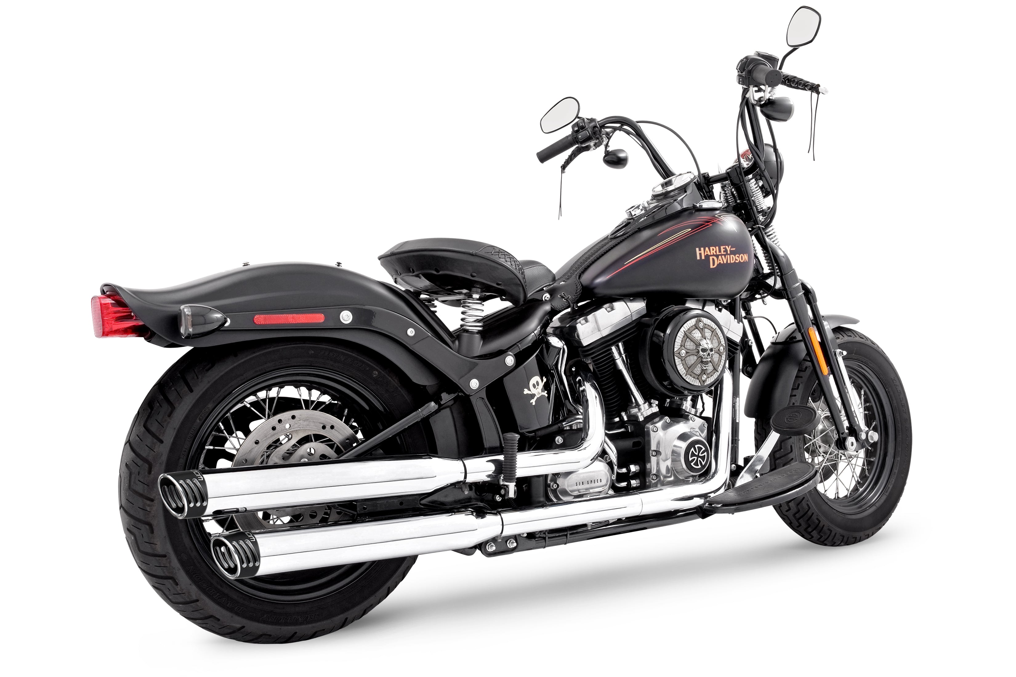 HARLEY SOFTAIL 2007-2017 3.25" SLIP-ONS