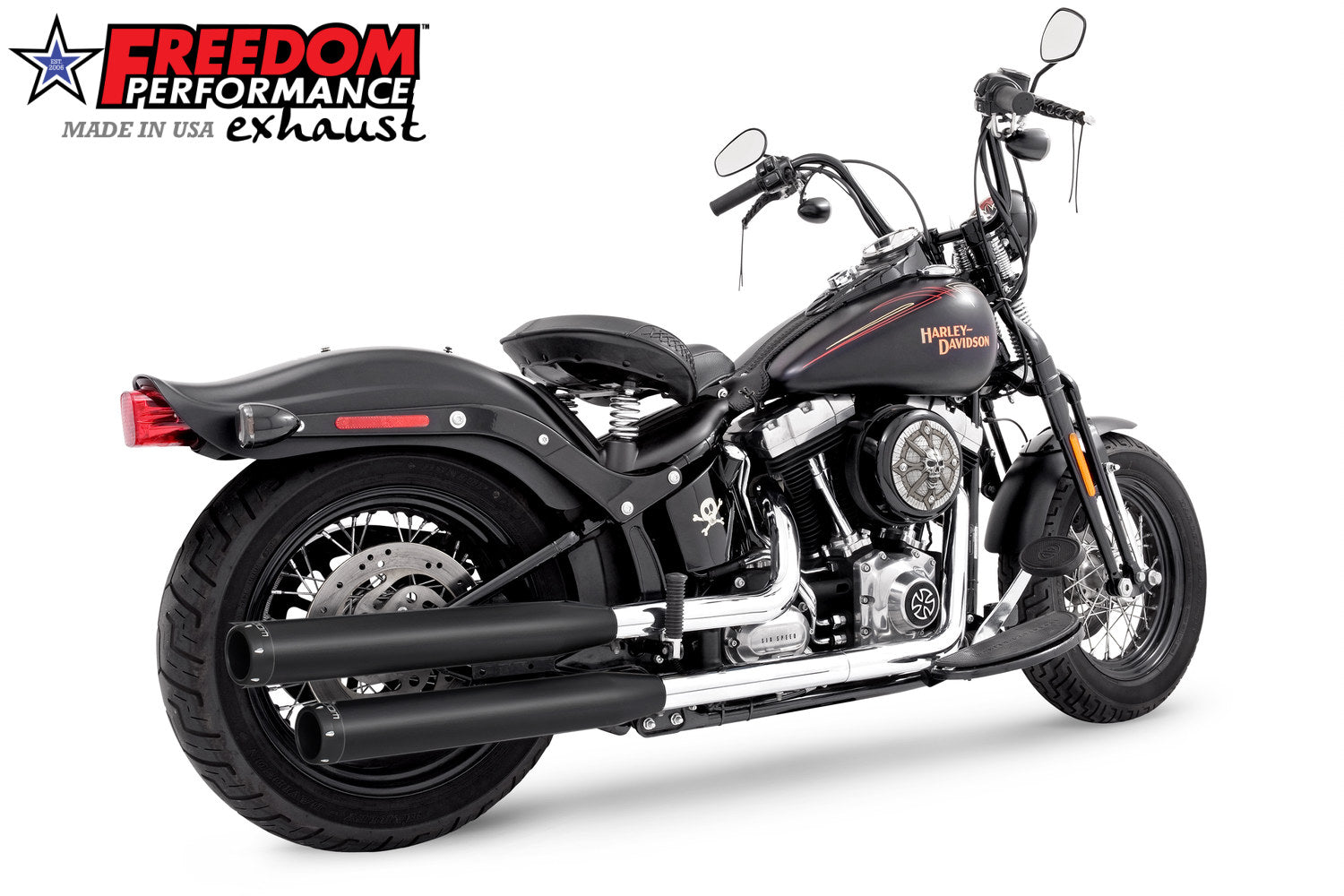 HARLEY SOFTAIL 2007-2017 3.25" SLIP-ONS