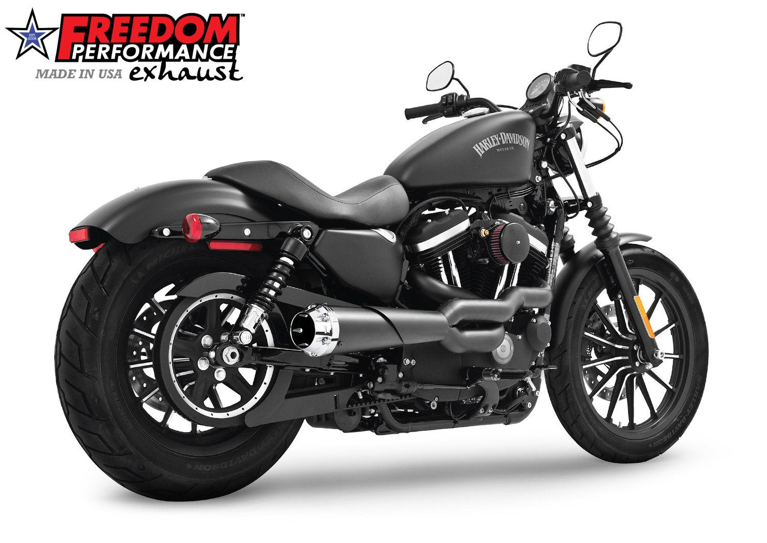 HARLEY SPORTSTER 2-INTO-1 "HIGH" AMERICAN OUTLAW 1986-2022 (*SPECIAL ORDER)