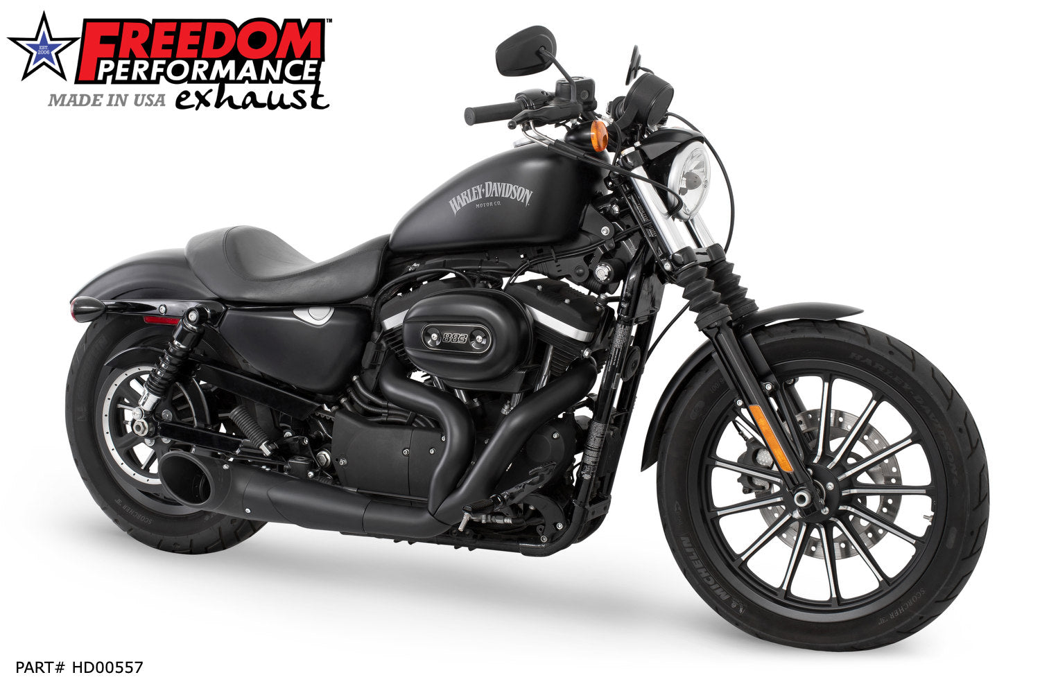 HARLEY SPORTSTER 2-INTO-1 TURNOUT/SIDEDUMP 2004-2022 Bundle (SPECIAL ORDER)