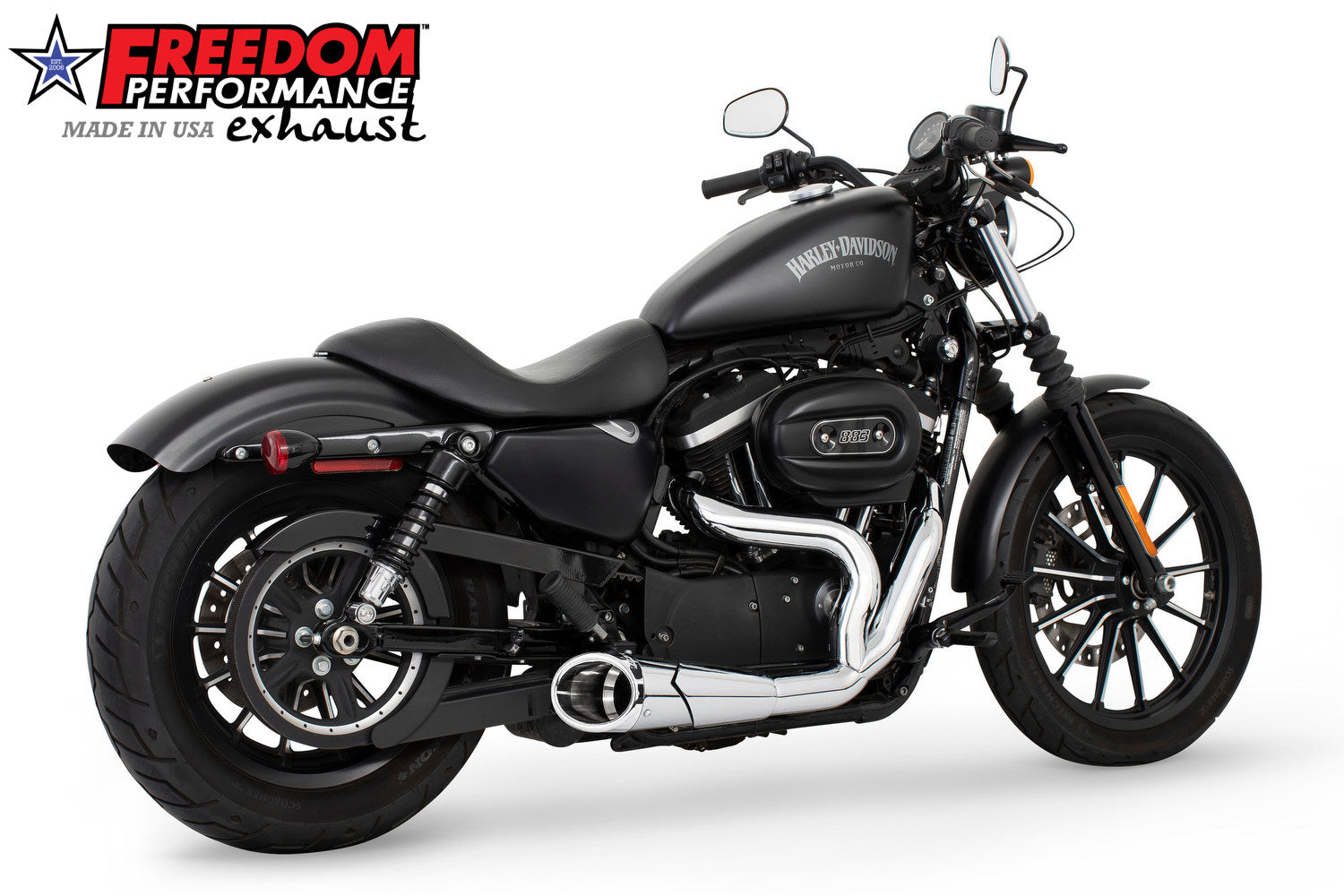 HARLEY SPORTSTER 2-INTO-1 SHORTY 2004-2022 (SPECIAL ORDER)