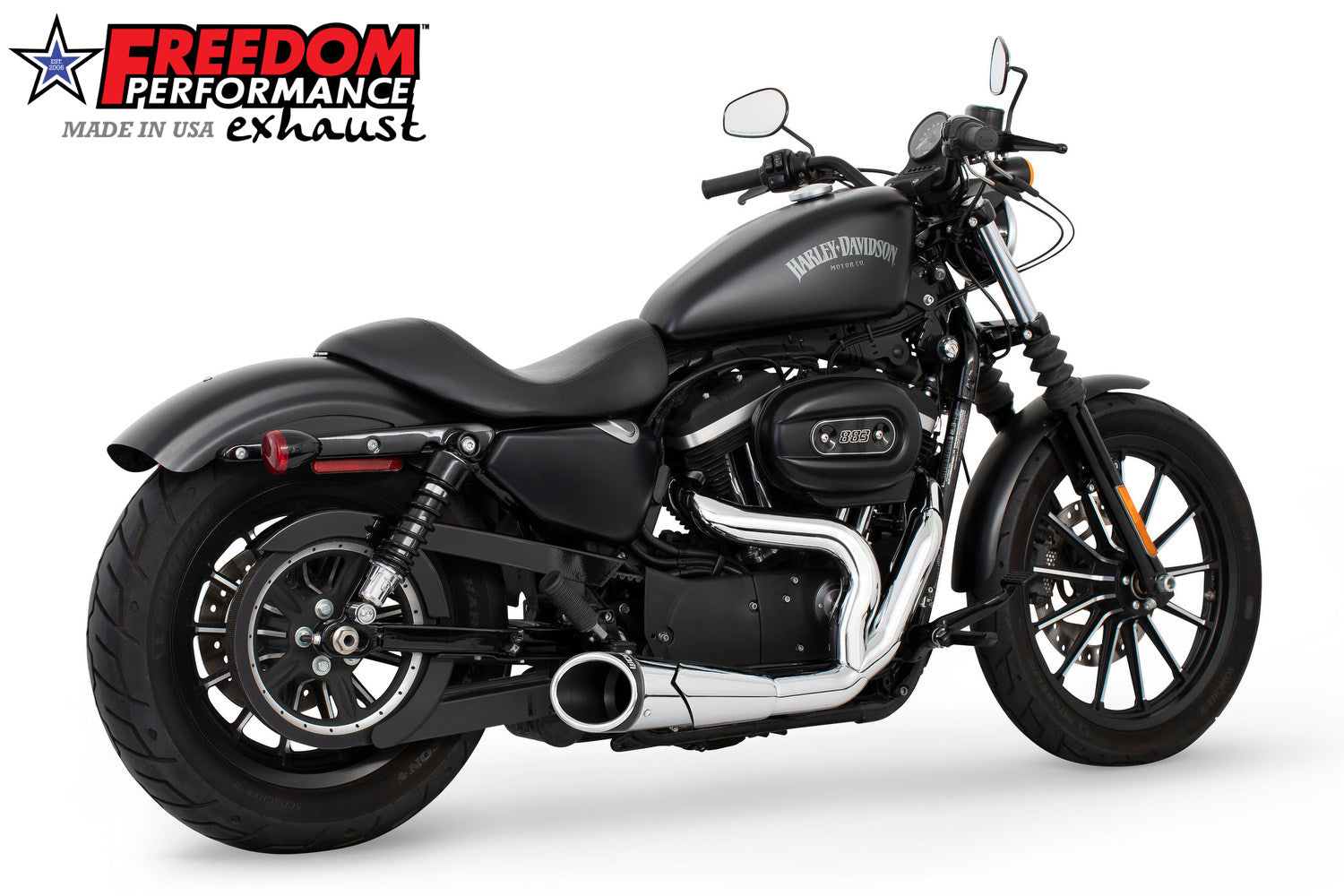 HARLEY SPORTSTER 2-INTO-1 SHORTY 2004-2022 (SPECIAL ORDER)