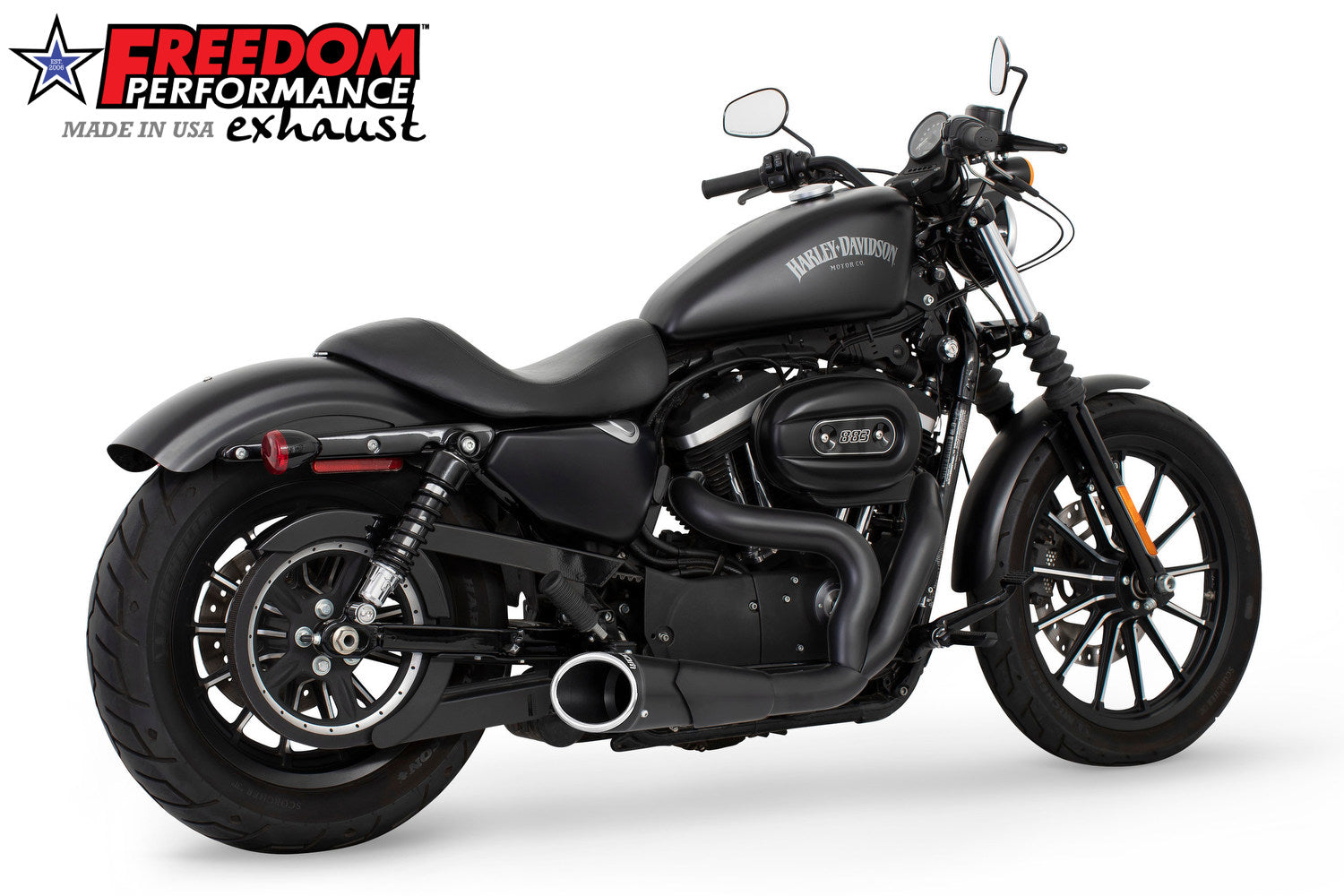 HARLEY SPORTSTER 2-INTO-1 SHORTY 2004-2022 (SPECIAL ORDER)