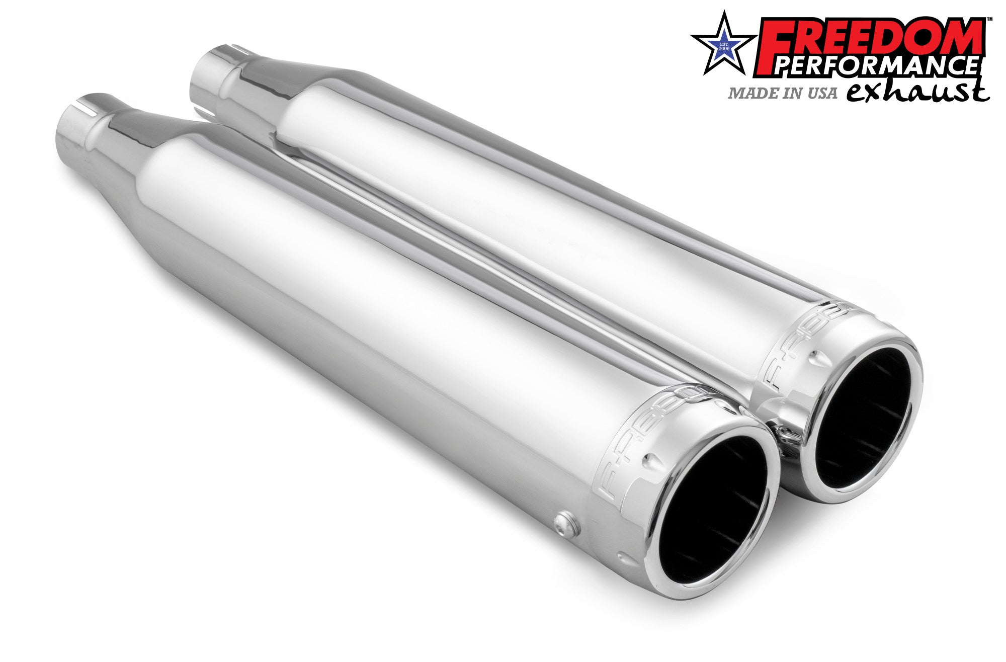 HARLEY SOFTAIL/M8 WIDE TIRE STANDARD, LOW RIDER, SLIM, FAT BOY, BREAKOUT & STREET BOB 3.25" SLIP-ONS