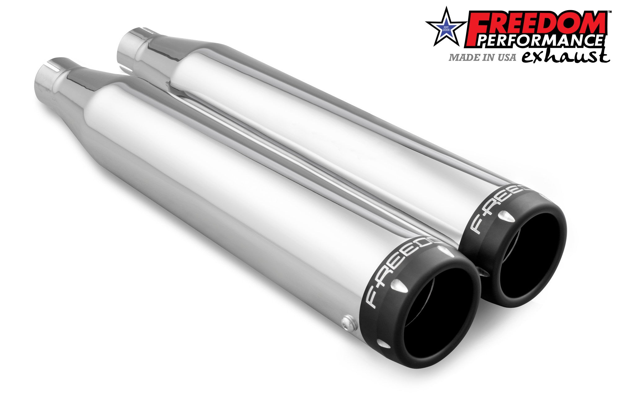 HARLEY SOFTAIL/M8 WIDE TIRE STANDARD, LOW RIDER, SLIM, FAT BOY, BREAKOUT & STREET BOB 3.25" SLIP-ONS