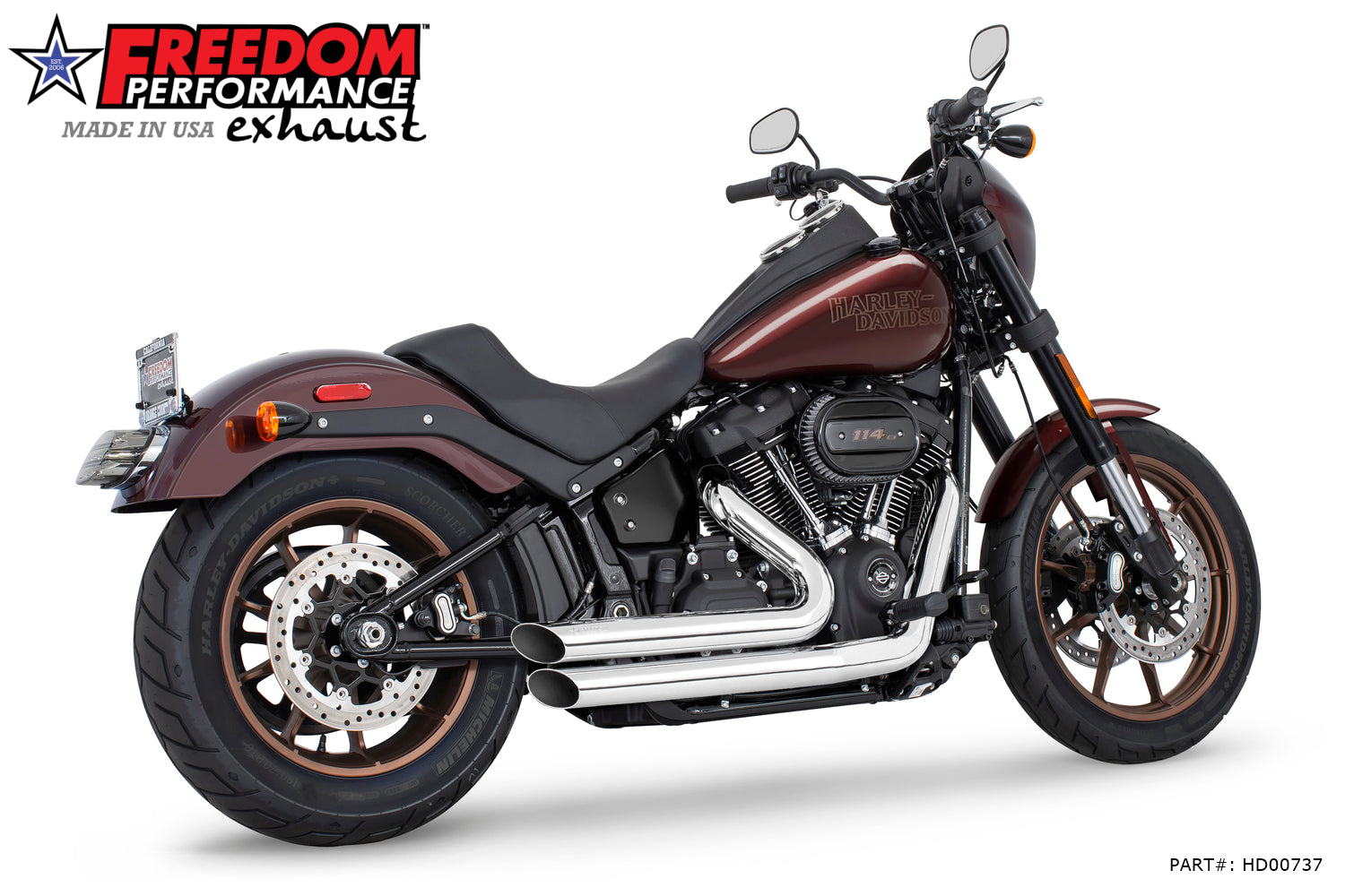 HARLEY SOFTAIL AMENDMENT SIDE SLASH