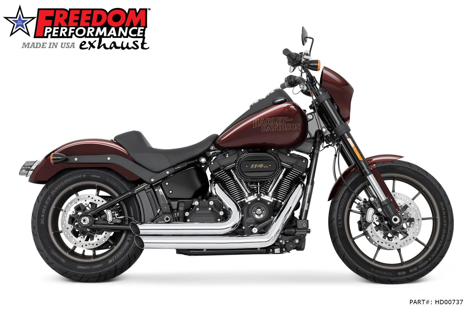 HARLEY SOFTAIL AMENDMENT SIDE SLASH