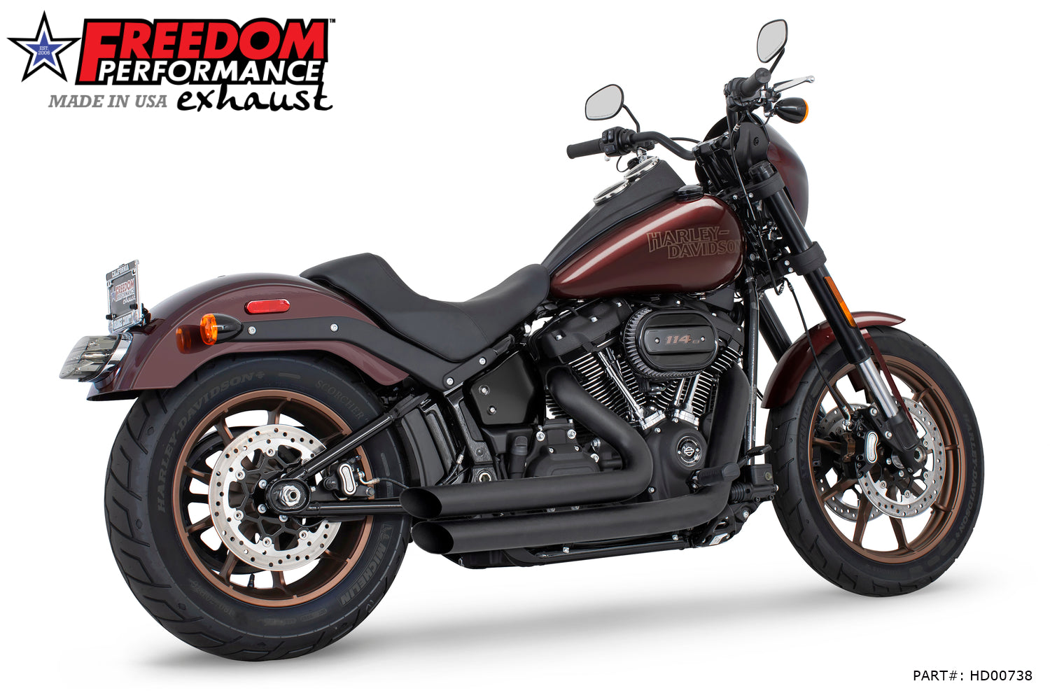 HARLEY SOFTAIL AMENDMENT SIDE SLASH