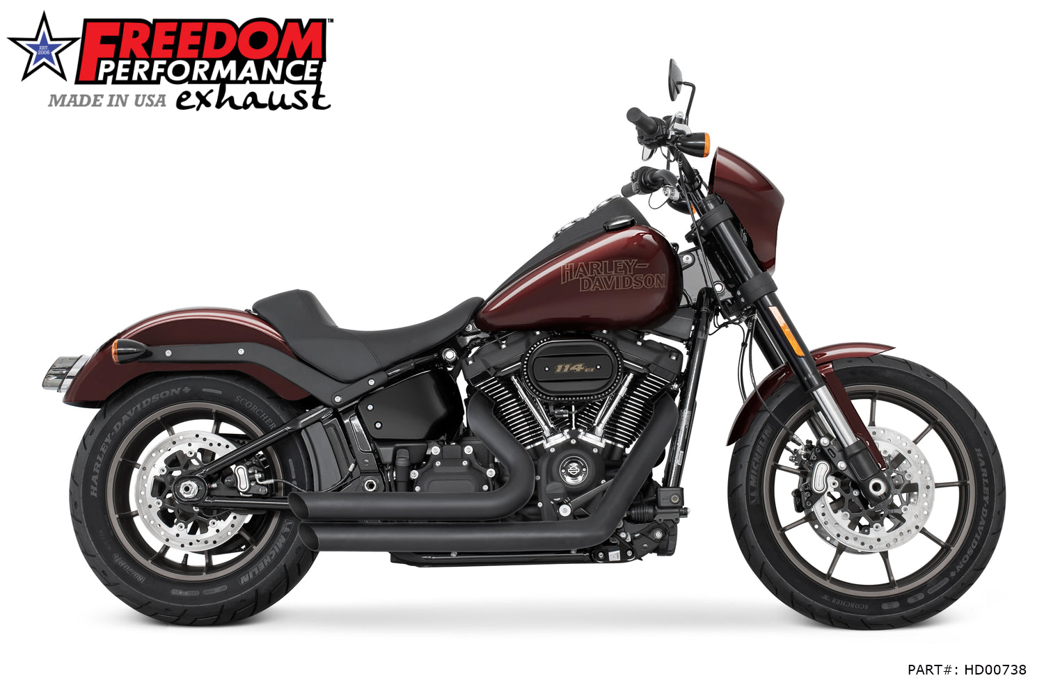HARLEY SOFTAIL AMENDMENT SIDE SLASH