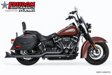 HARLEY SOFTAIL 2.5" TUCK & UNDER TRUE DUALS FULL SYSTEM 2018-PRESENT *NOT FOR WIDE TIRE BIKES (SPECIAL ORDER)