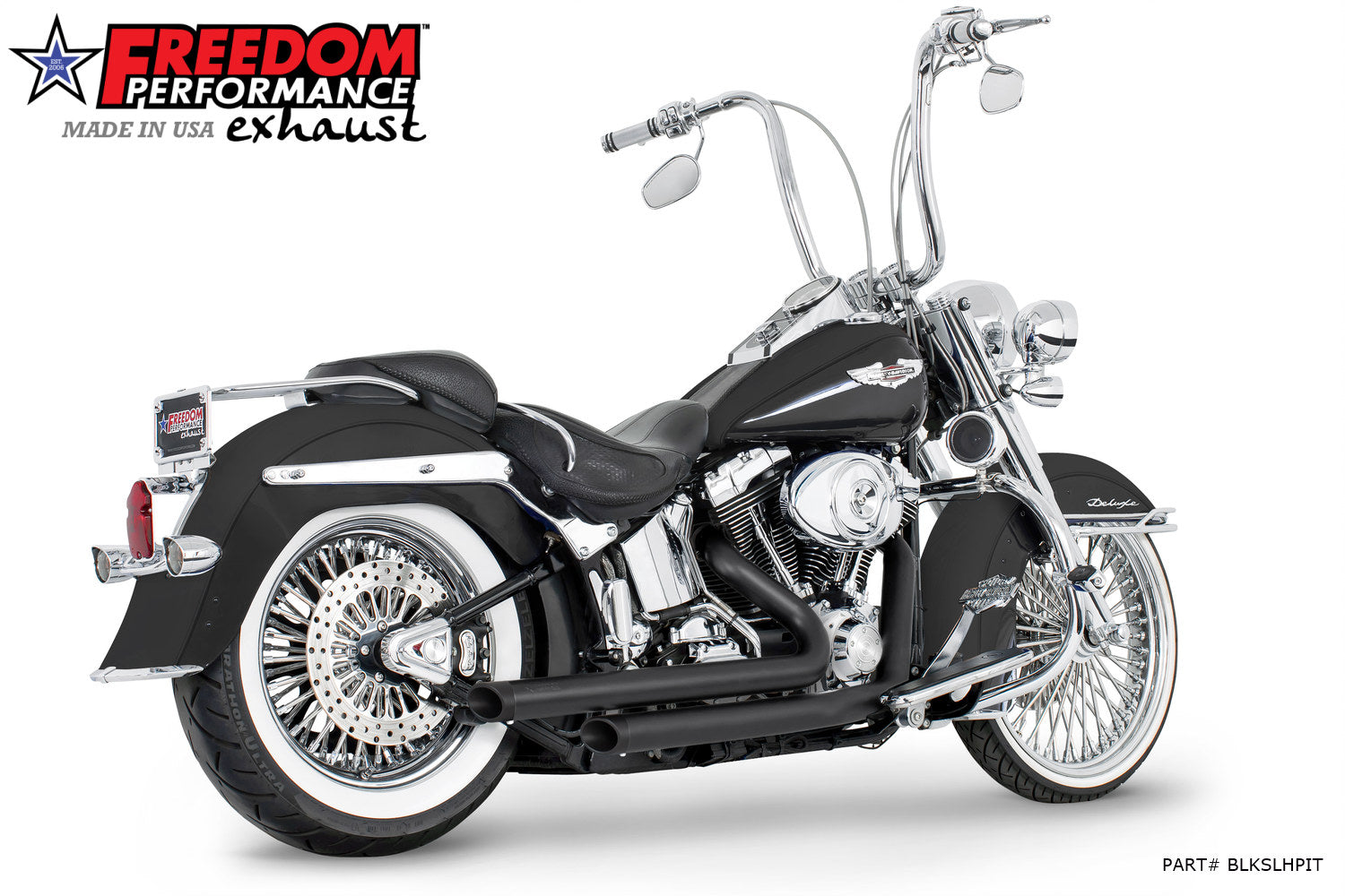 HARLEY SOFTAIL INDEPENDENCE STAGGERED DUALS