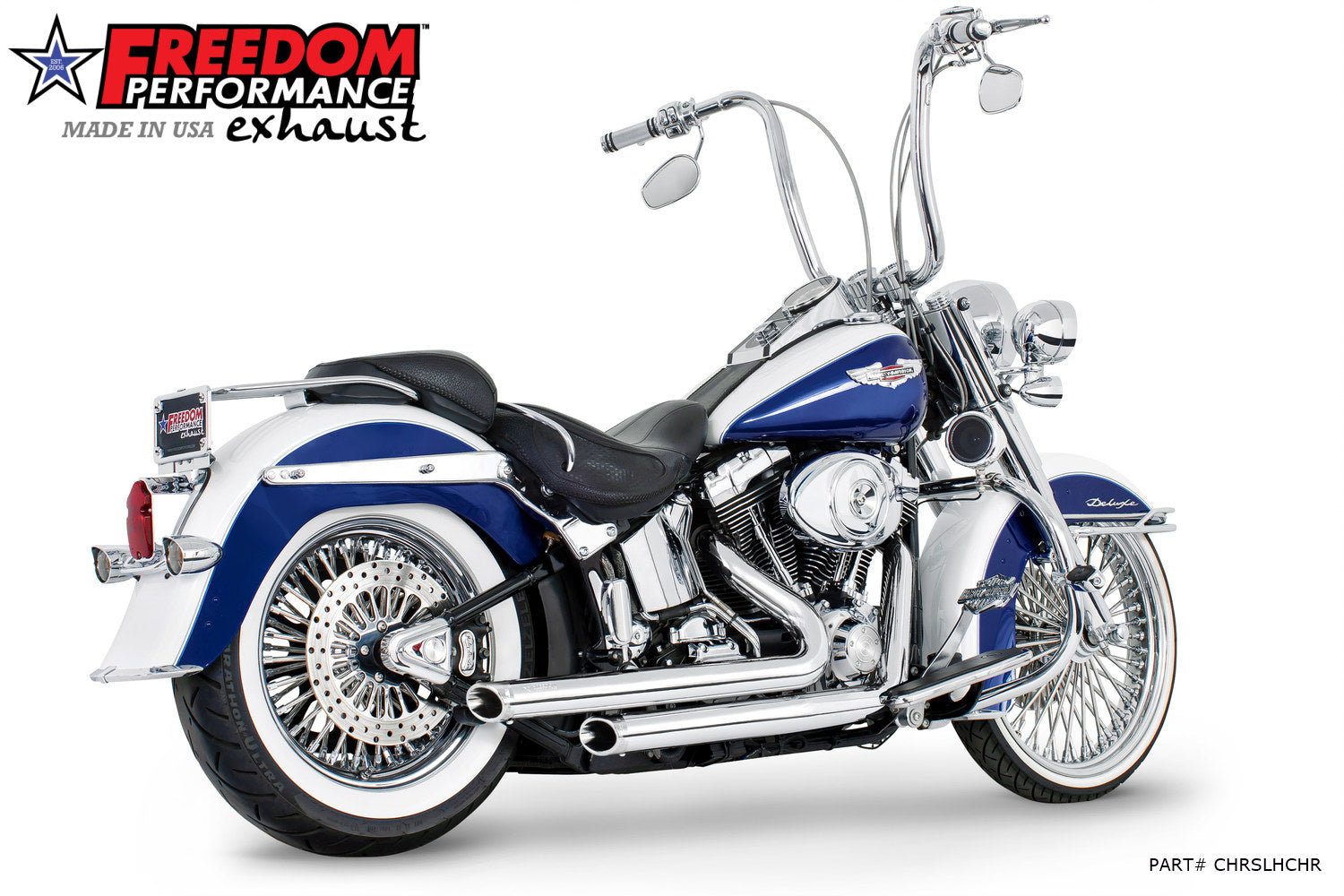 HARLEY SOFTAIL INDEPENDENCE STAGGERED DUALS