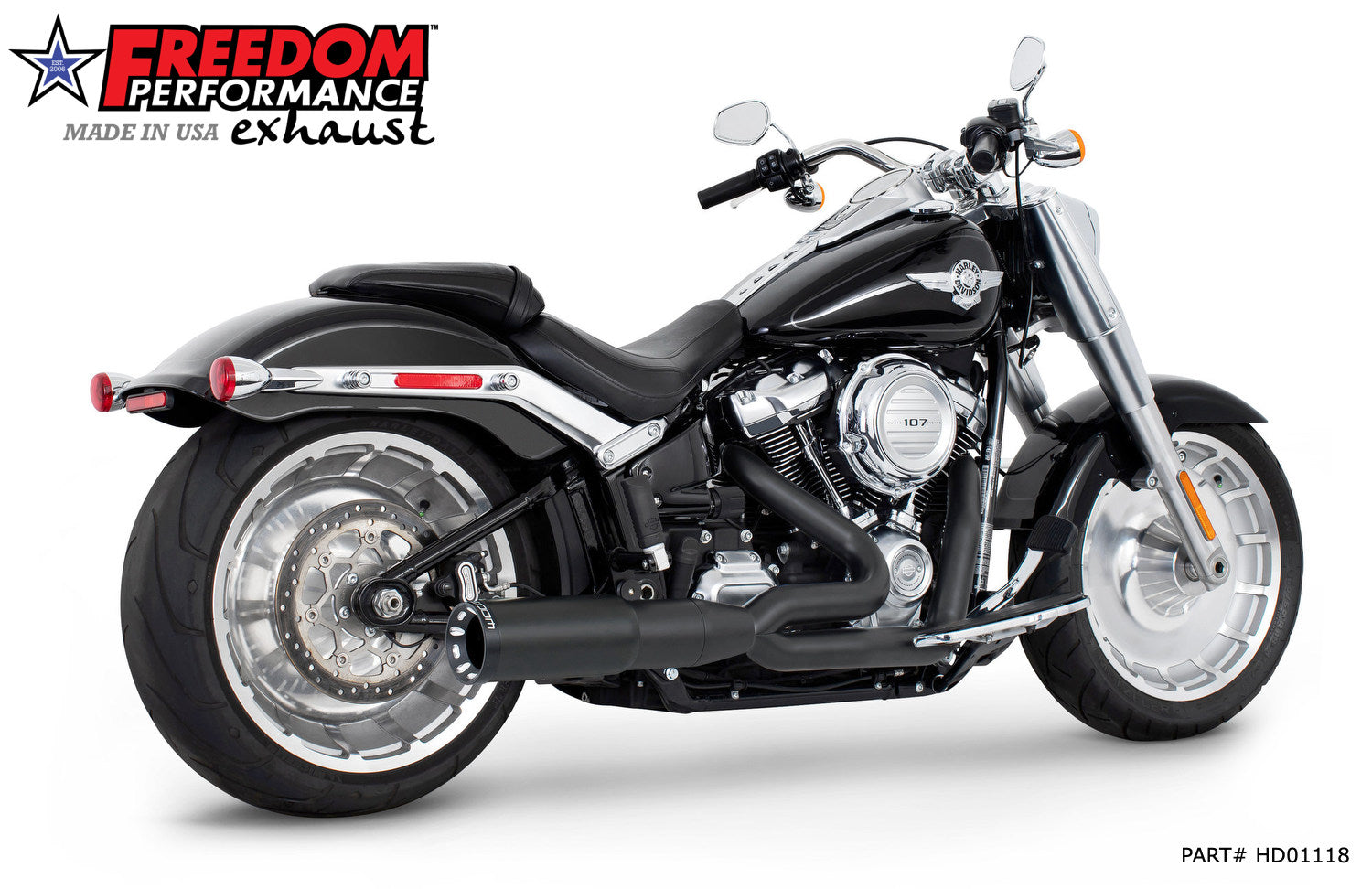 HARLEY SOFTAIL 2-STEP 4.5” UNION 2-INTO-1