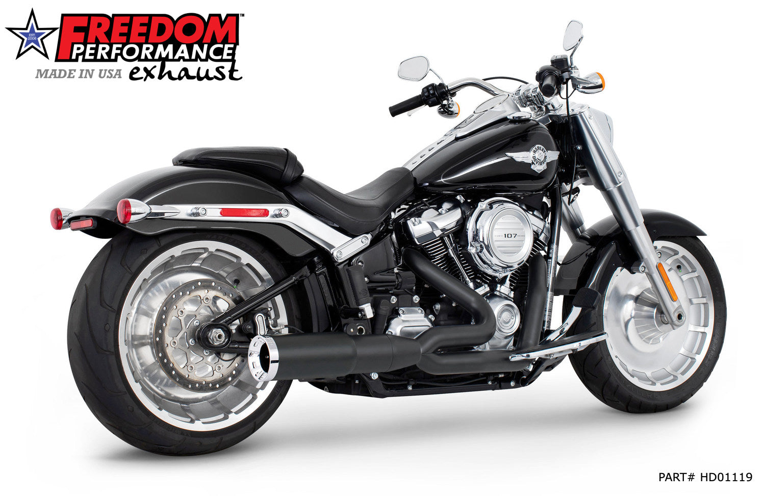 HARLEY SOFTAIL 2-STEP 4.5” UNION 2-INTO-1