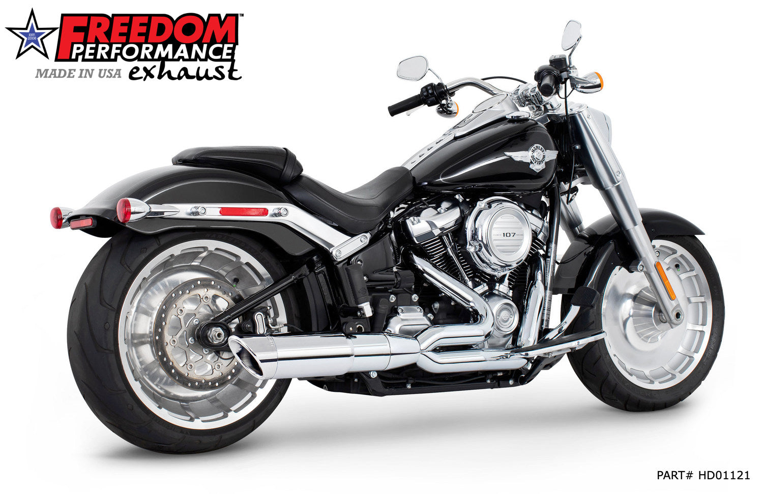HARLEY SOFTAIL 2-STEP 4.5” UNION 2-INTO-1