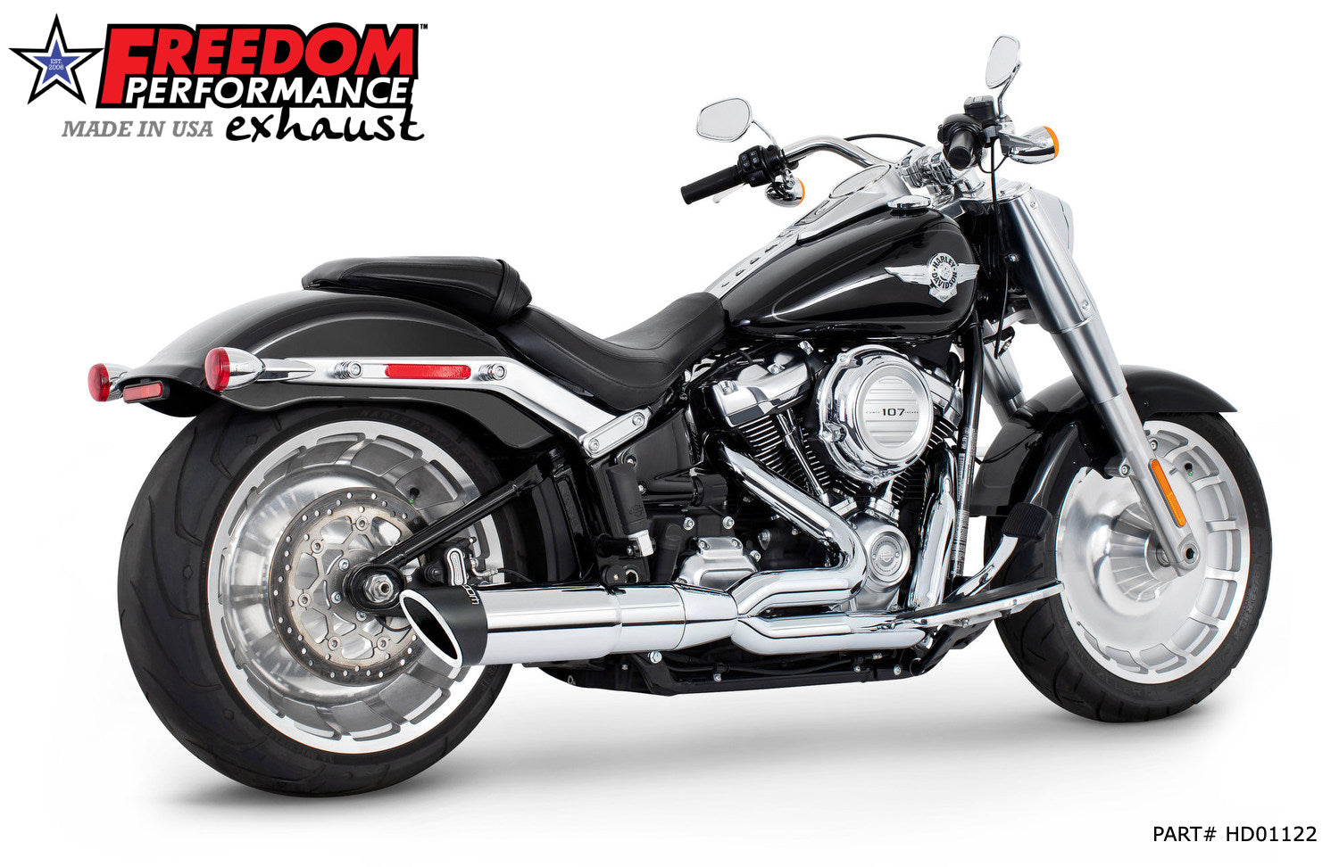 HARLEY SOFTAIL 2-STEP 4.5” UNION 2-INTO-1