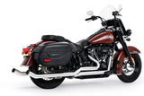 HARLEY SOFTAIL 2.5" UPSWEPT TRUE-DUAL COMPLETE SYSTEM M8 ONLY *NOT FOR WIDE TIRE BIKES