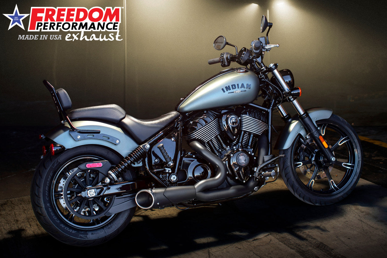 INDIAN CHIEF/SPORT/BOBBER/SUPER/LIMITED 4.5" 2-INTO-1 SHORTY 2021-PRESENT Bundle