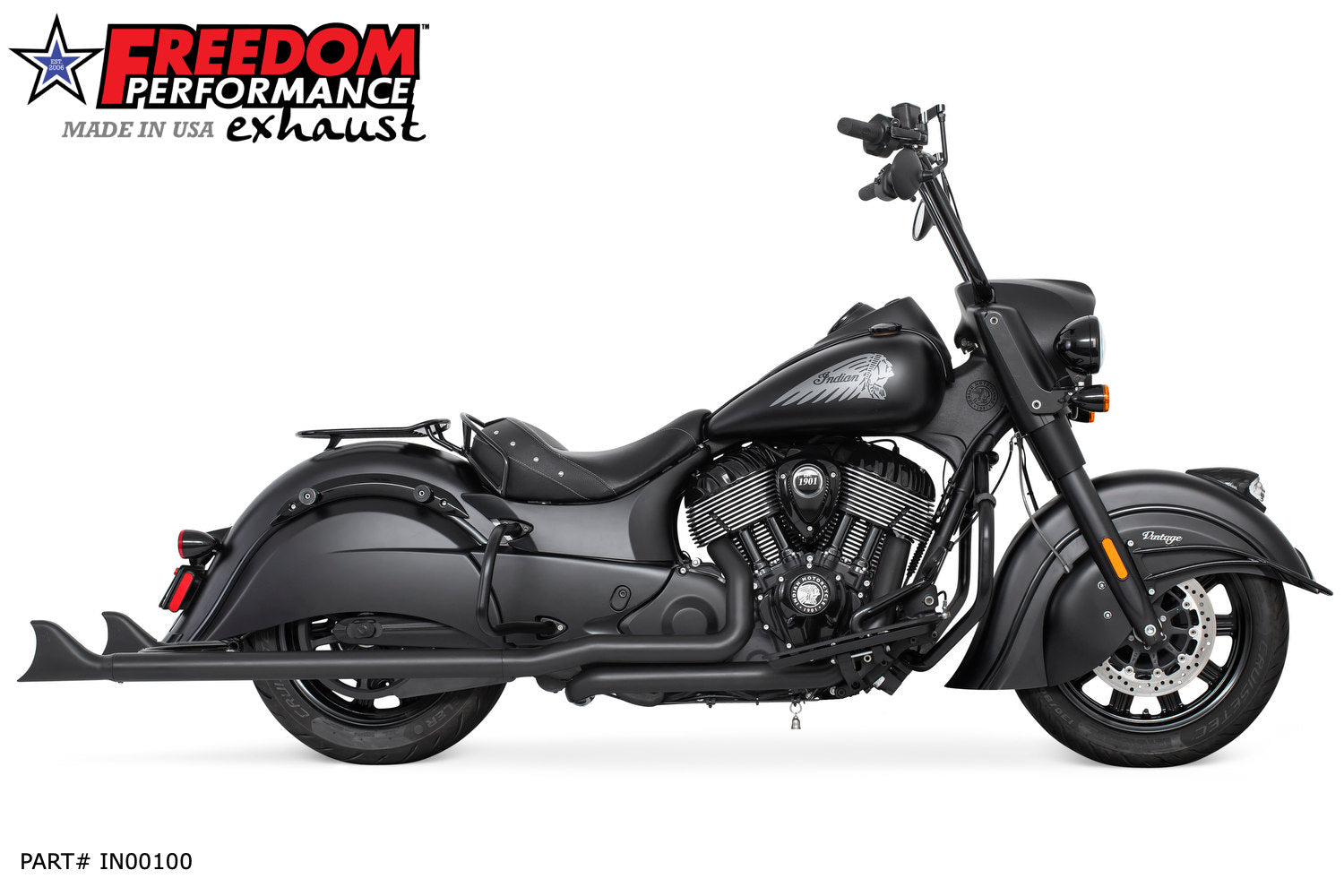 INDIAN VINTAGE / CLASSIC TRUE-DUAL TUCK-N-UNDER FULL SYSTEM
