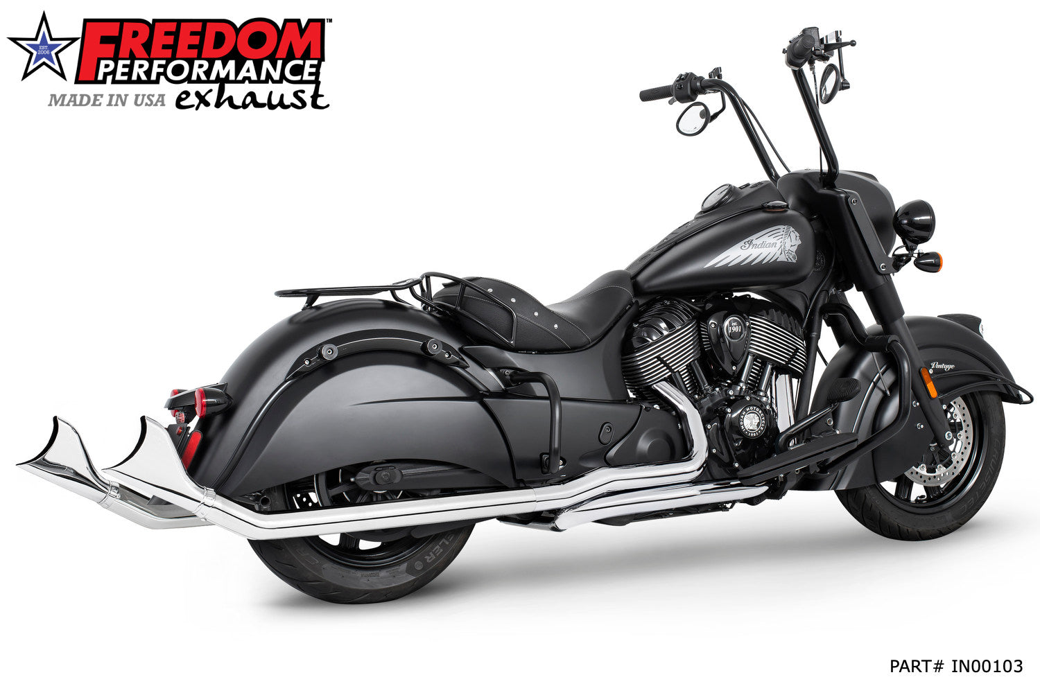 INDIAN VINTAGE / CLASSIC TRUE-DUAL TUCK-N-UNDER FULL SYSTEM