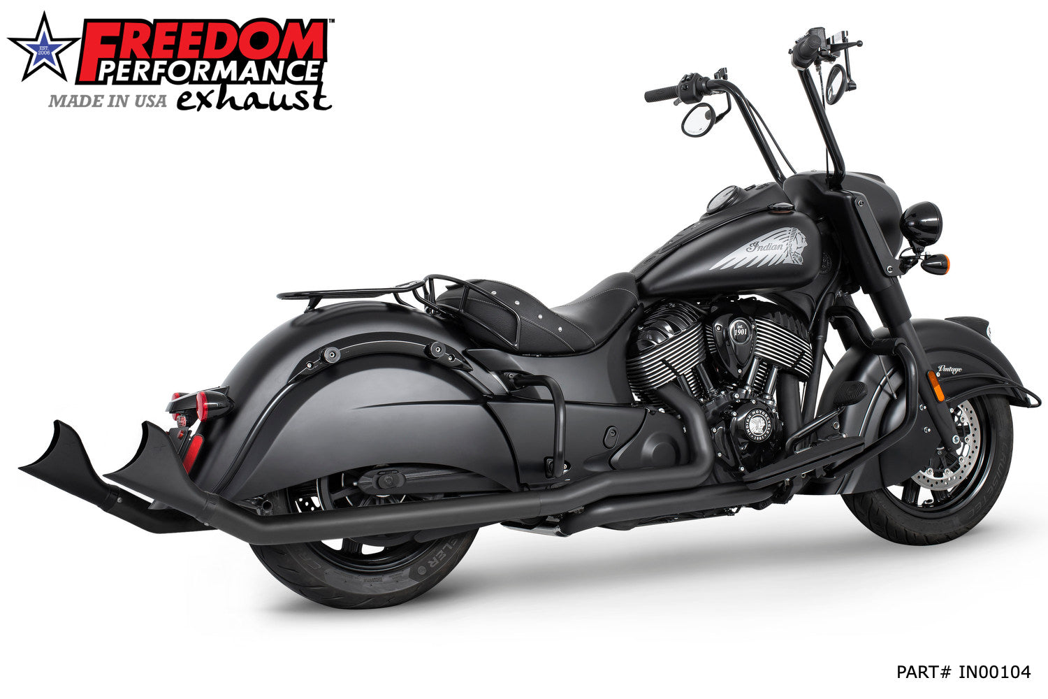 INDIAN VINTAGE / CLASSIC TRUE-DUAL TUCK-N-UNDER FULL SYSTEM