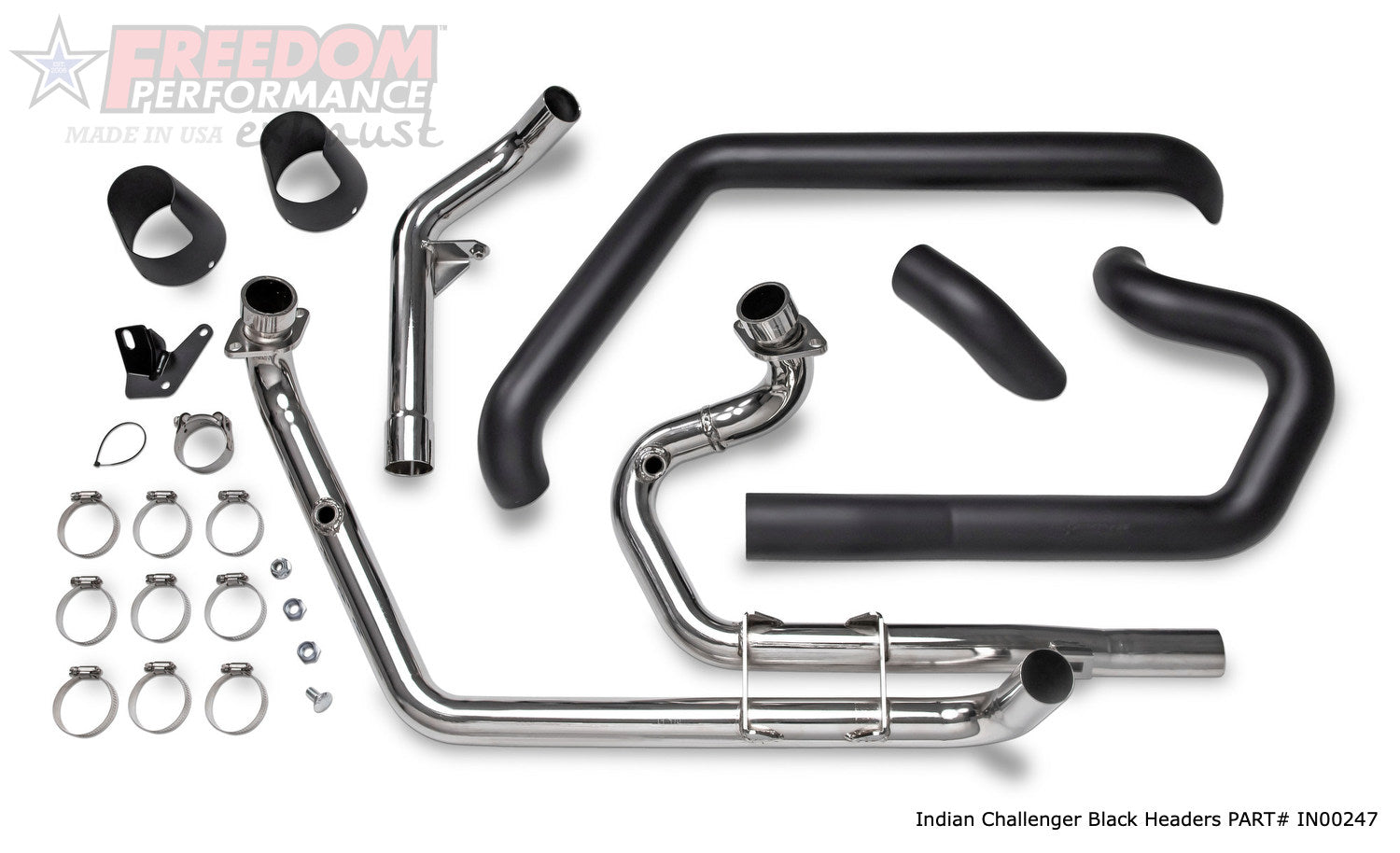 INDIAN CHALLENGER / PURSUIT / ELITE TRUE-DUAL 2.5" HEADERS ONLY