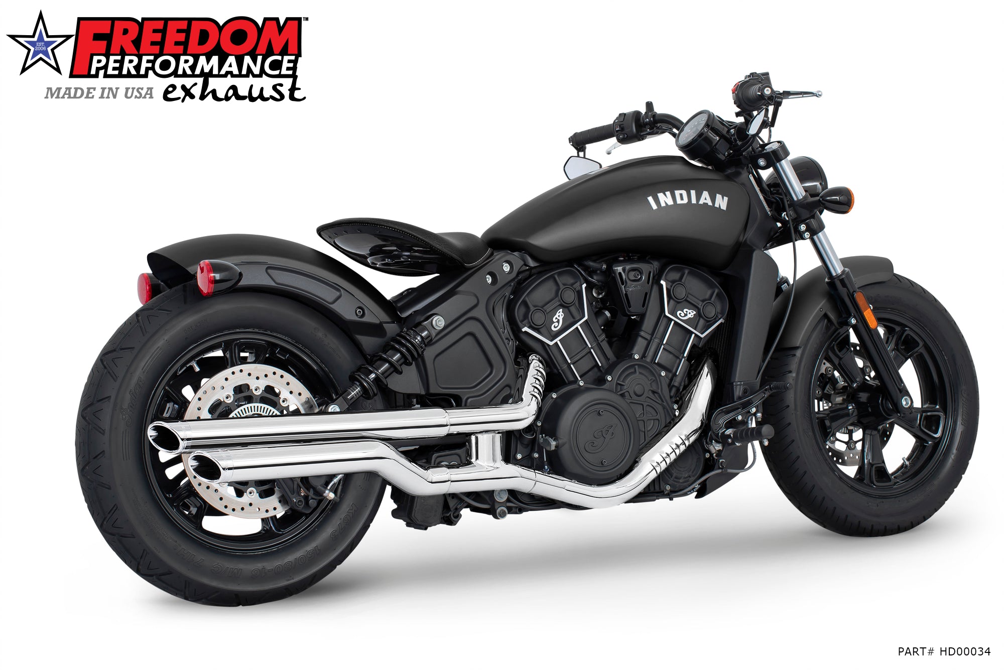 INDIAN SCOUT-ROGUE-BOBBER-SIXTY-SPORT 2.5" SLIPONS 2014-2024 BUNDLE