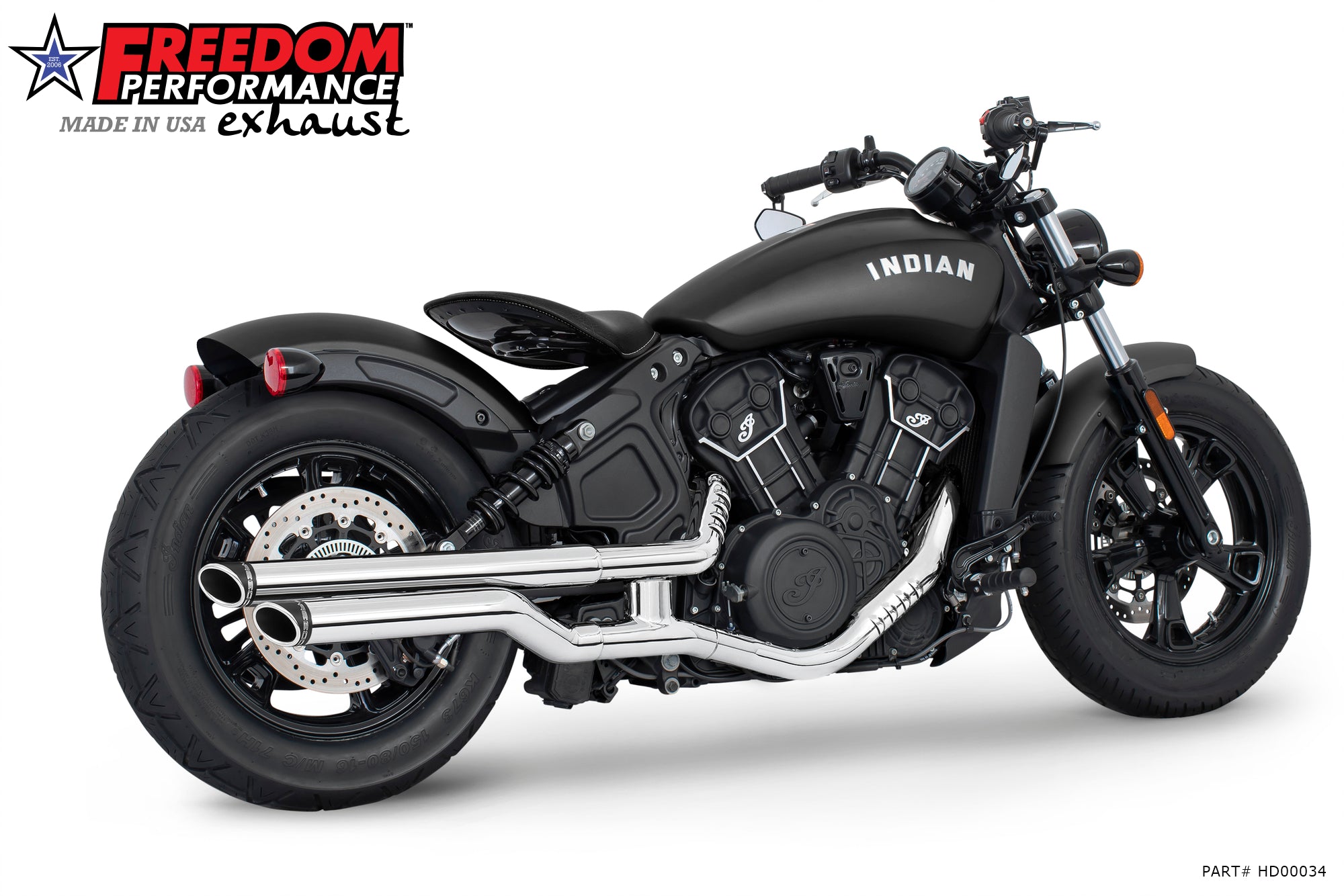 INDIAN SCOUT-ROGUE-BOBBER-SIXTY-SPORT 2.5" SLIPONS 2014-2024 BUNDLE