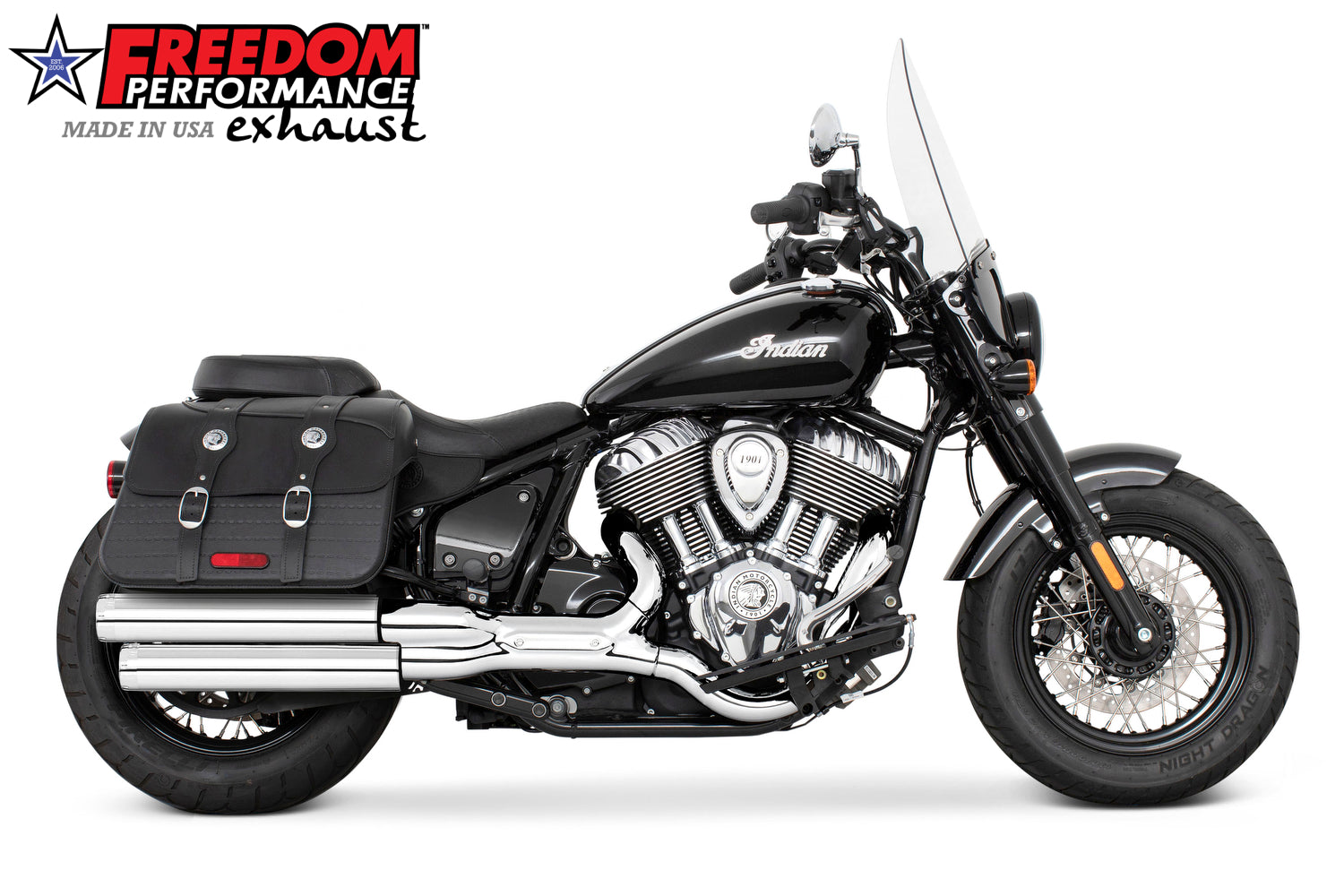 INDIAN CHIEF/SPORT/BOBBER/SUPER/LIMITED 3.25" SLIP-ONS 2021-PRESENT