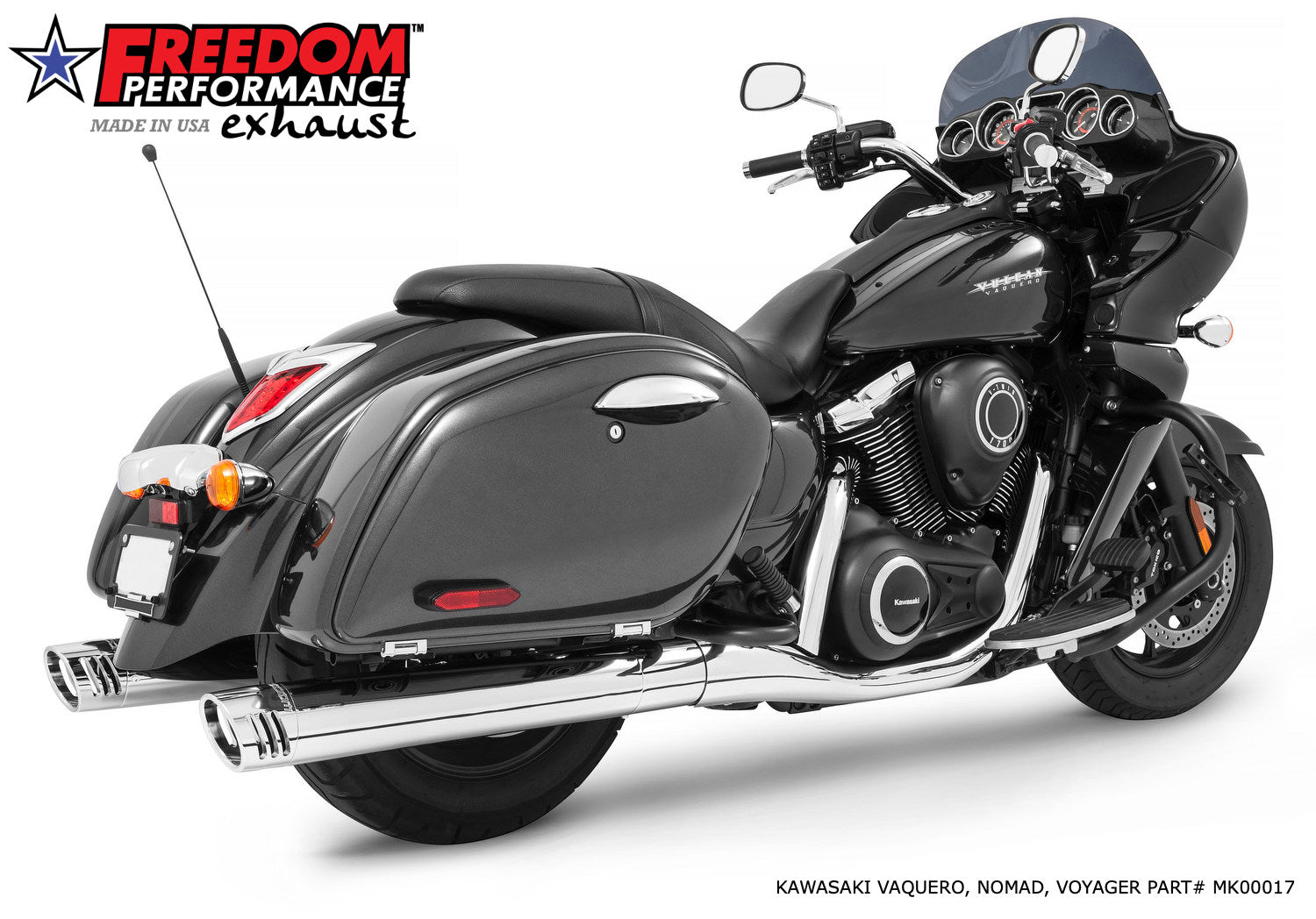 KAWASAKI VAQUERO 1700/NOMAD/VOYAGER 4" SLIP-ONS