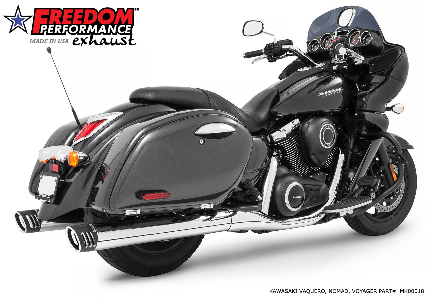 KAWASAKI VAQUERO 1700/NOMAD/VOYAGER 4" SLIP-ONS