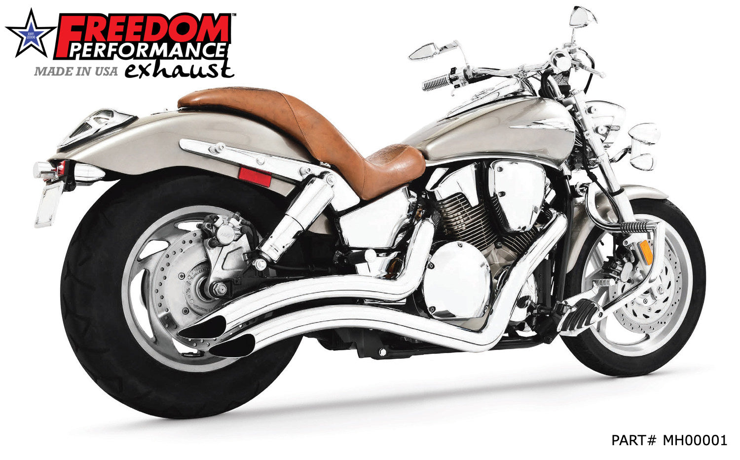 HONDA VTX1300 SHARP CURVE RADIUS SCALLOP CUT 2003 TO 2009