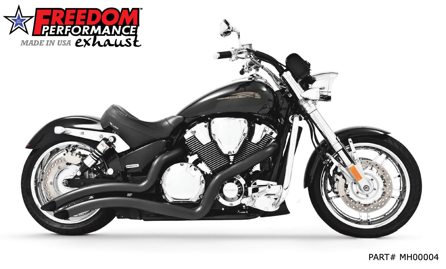 HONDA VTX1800 SCALLOP CUT SHARP CURVE RADIUS 2003 TO 2009