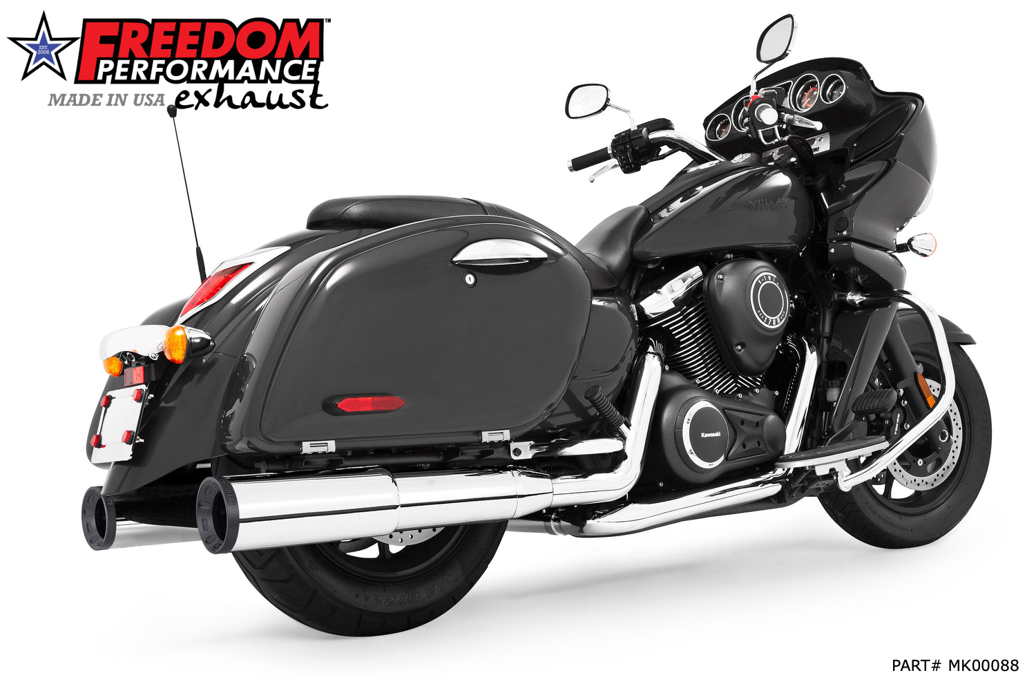 KAWASAKI VAQUERO 1700/NOMAD/VOYAGER 2-STEP 4.5" SLIP-ONS